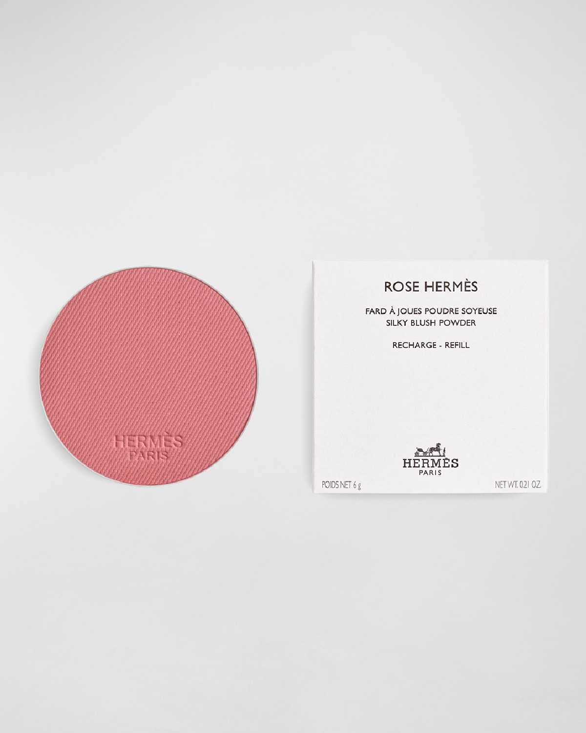 Rose Hermes Silky Blush Powder Refill