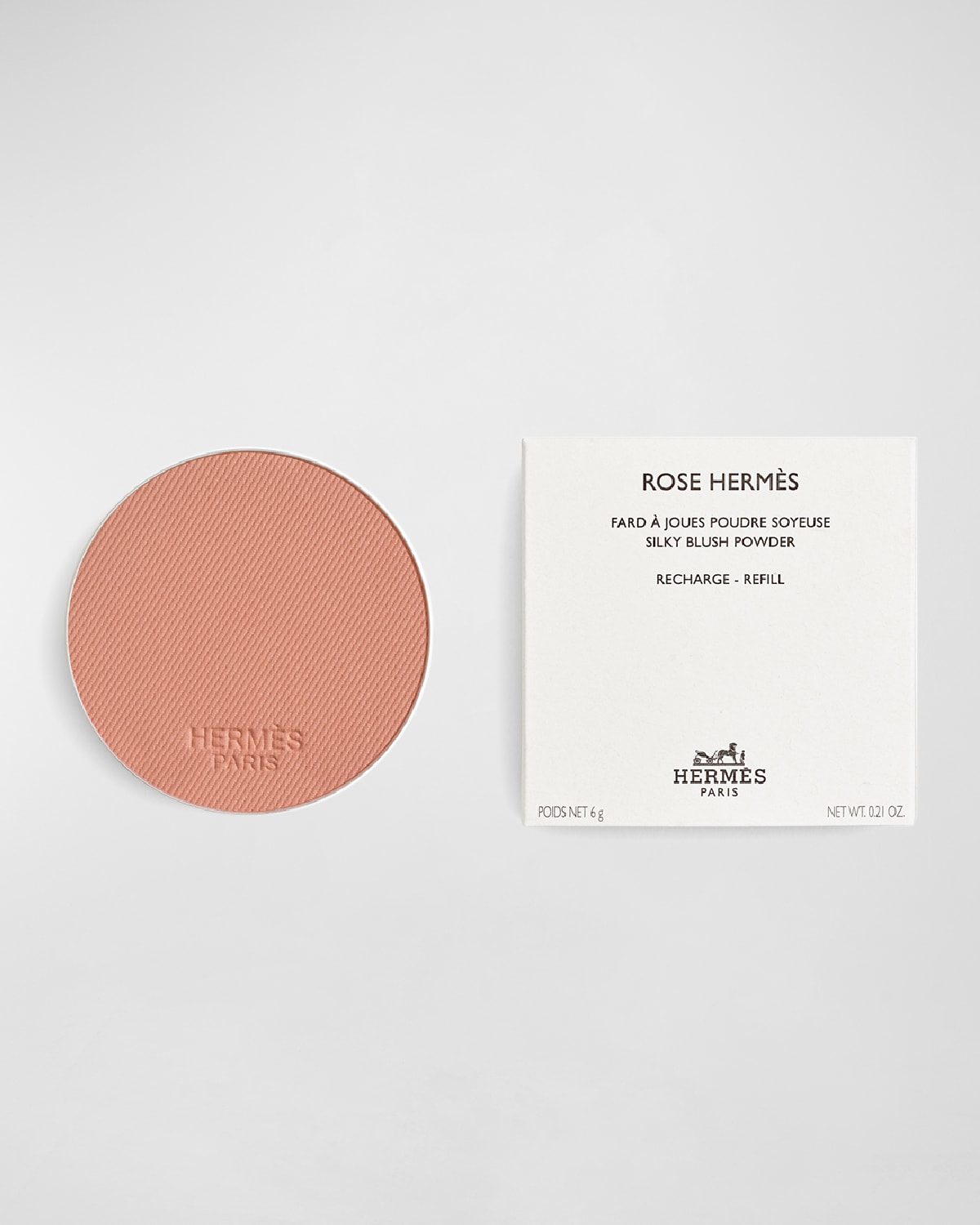 Shop Hermes Rose  Silky Blush Powder Refill In 49 Rose Tan