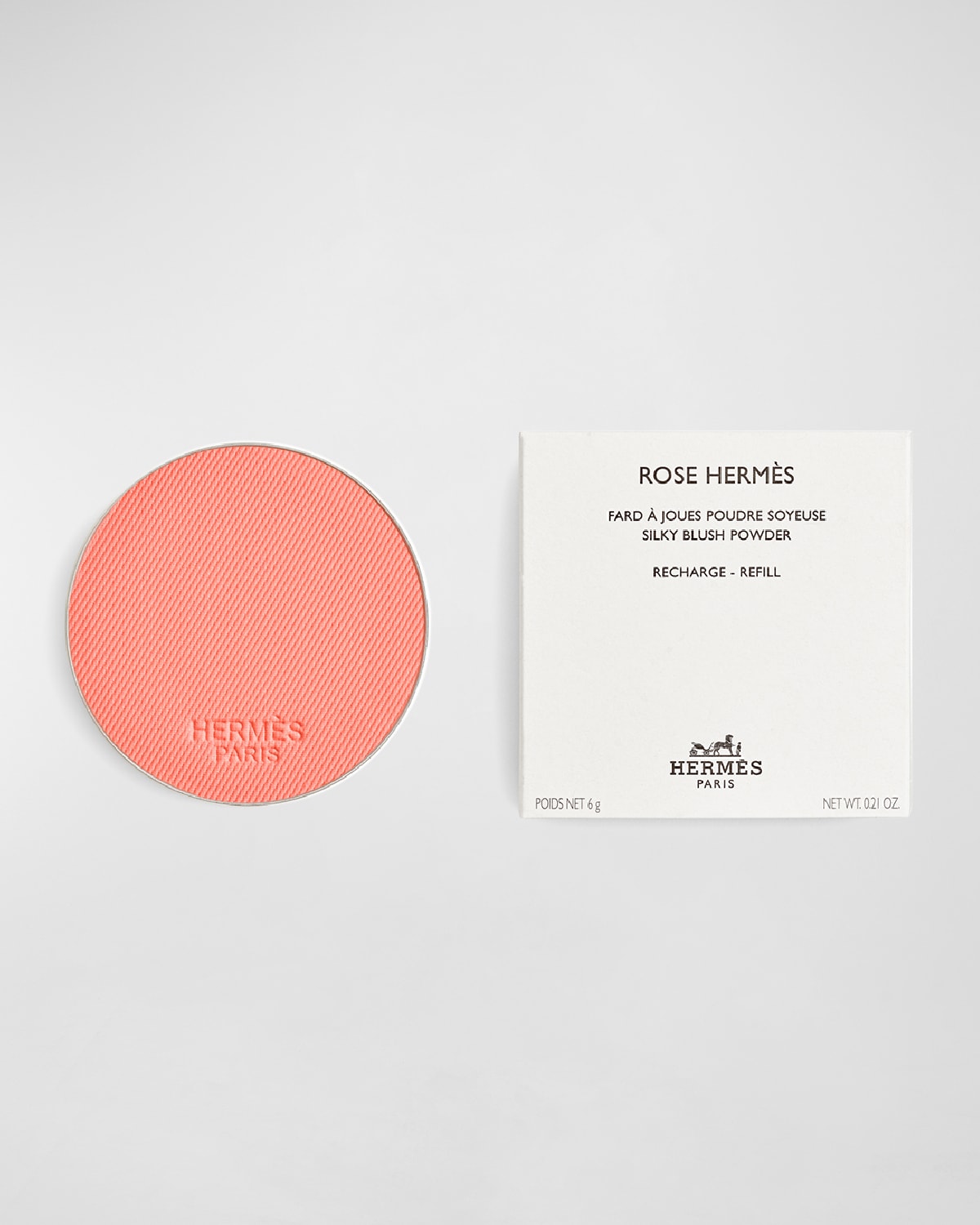 Rose Hermes Silky Blush Powder Refill