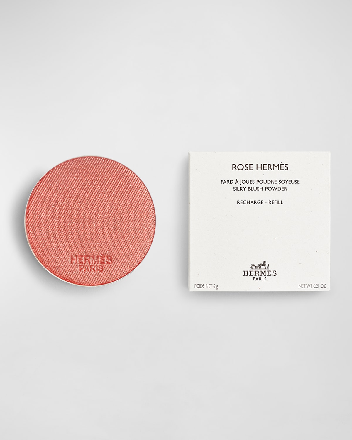 Rose Hermes Silky Blush Powder Refill