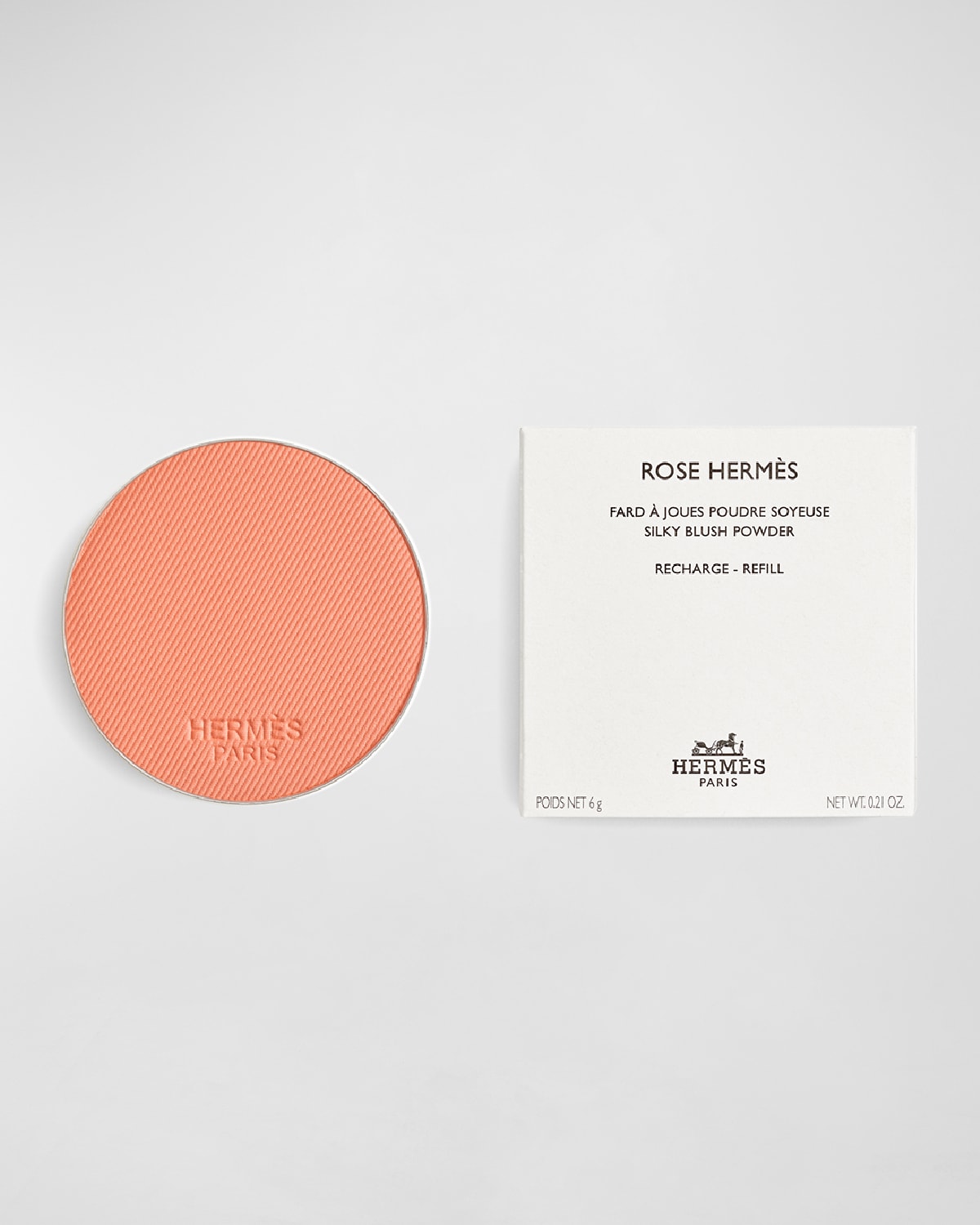 Rose Hermes Silky Blush Powder Refill