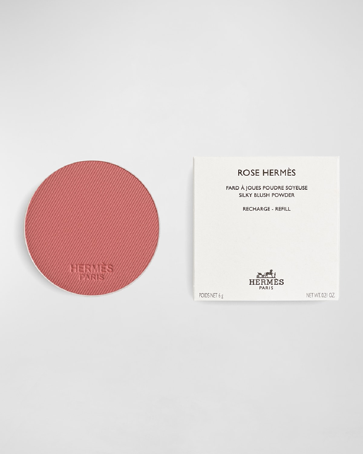 Rose Hermes Silky Blush Powder Refill
