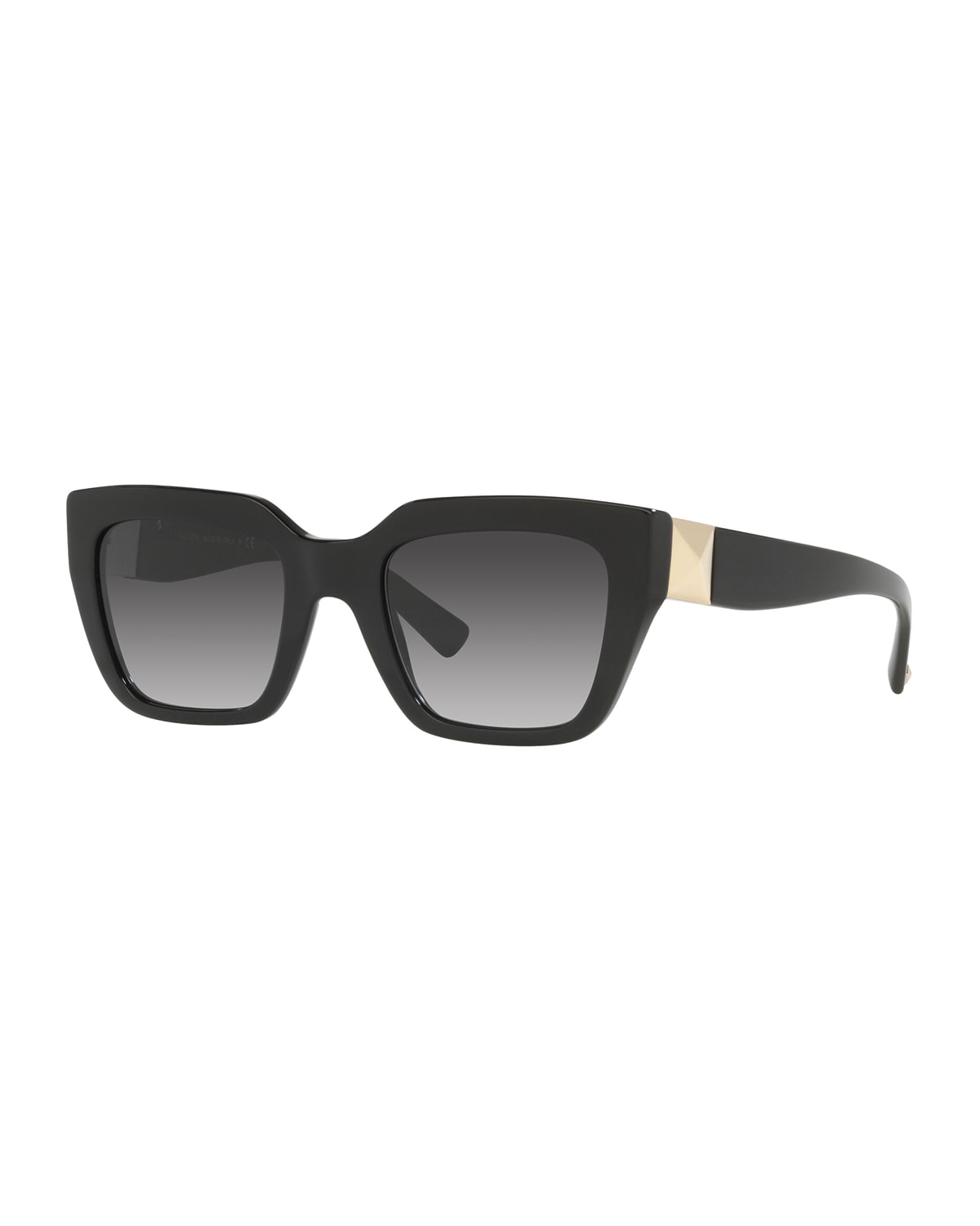 Valentino Roman Stud Square Acetate Sunglasses