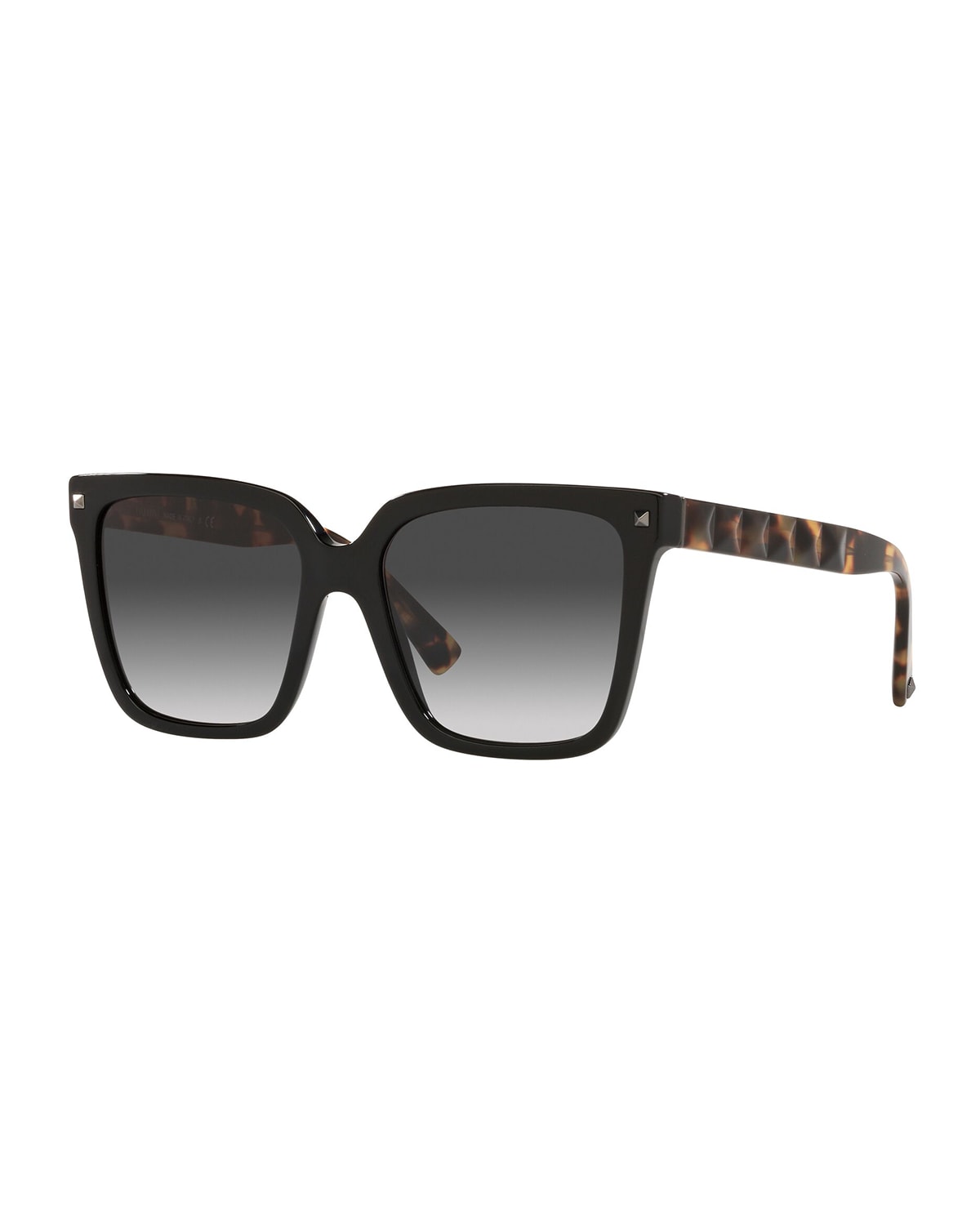 Valentino Rockstud Square Acetate Sunglasses
