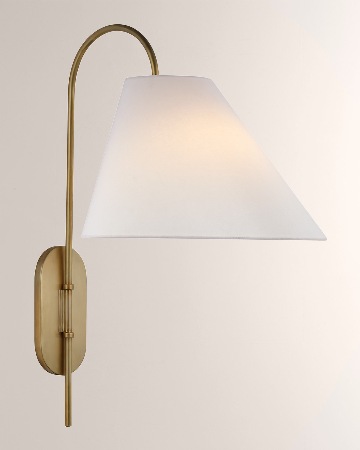 Shop Visual Comfort Signature Kinsley Large Articulating Wall Light By Kate Spade New York In Soft Brass