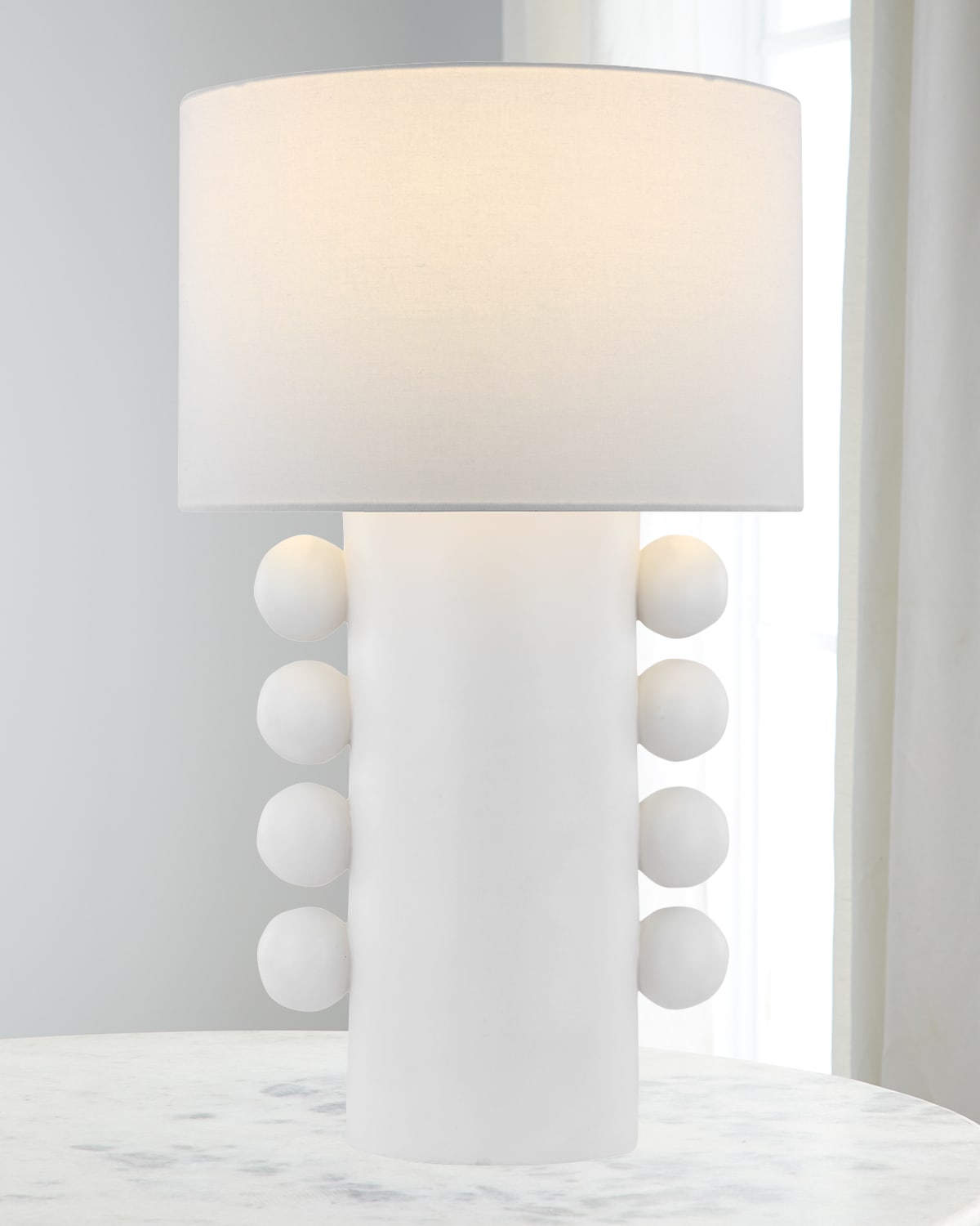 Shop Visual Comfort Signature Tiglia Tall Table Lamp By Kelly Wearstler In White