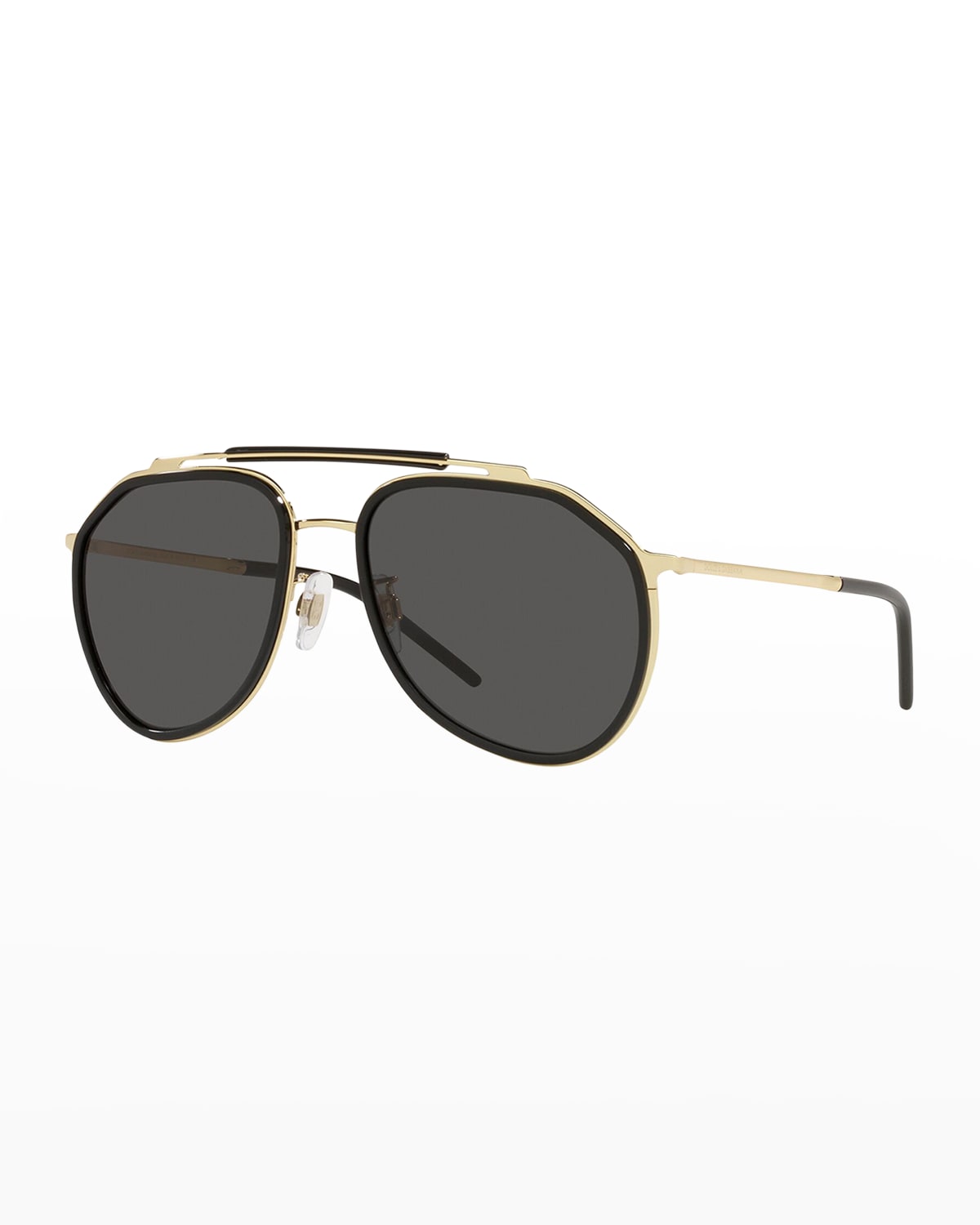 Men's Two-Tone Aviator Sunglasses
