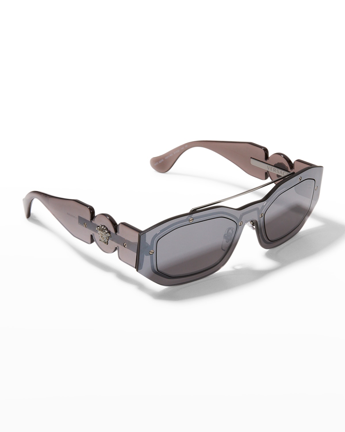 Men's Mirrored Geometric Sunglasses