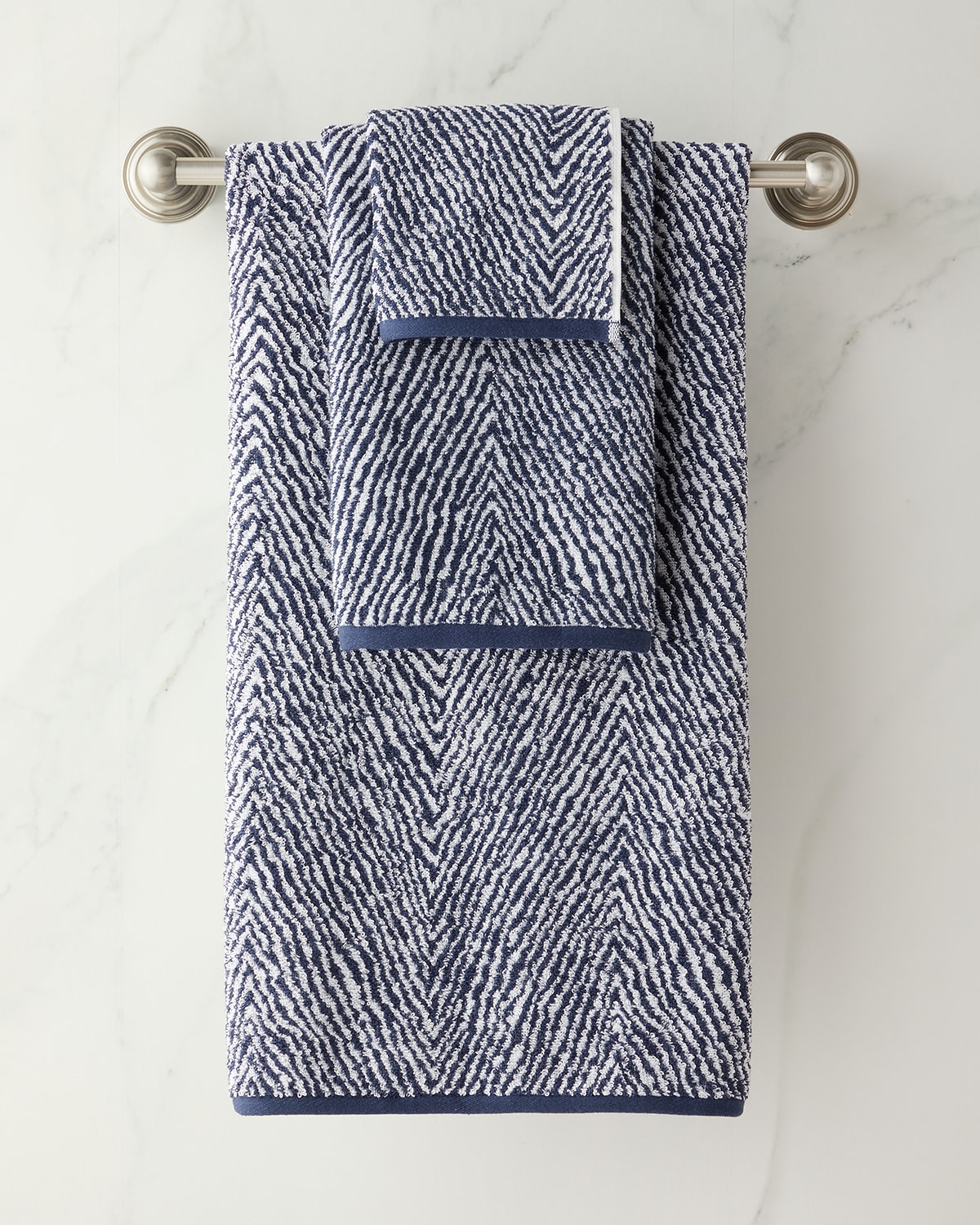 Sanders Herringbone Bath Towel