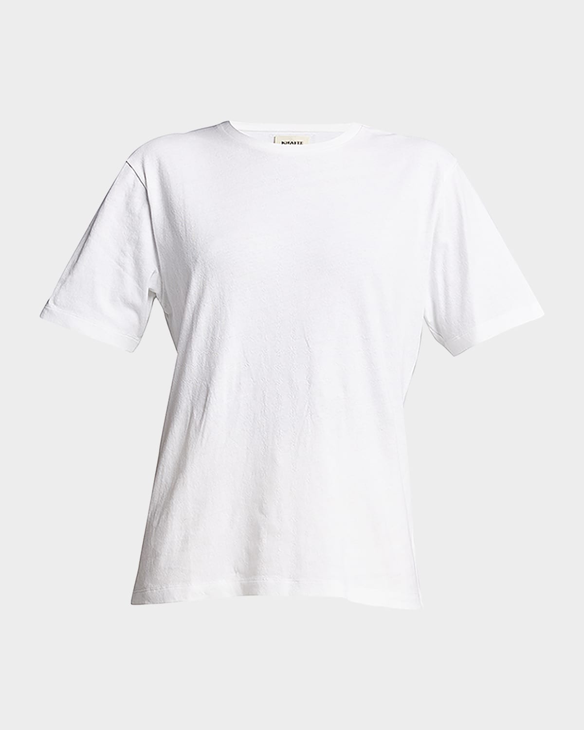 Khaite Mae Short Sleeve T-shirt In White