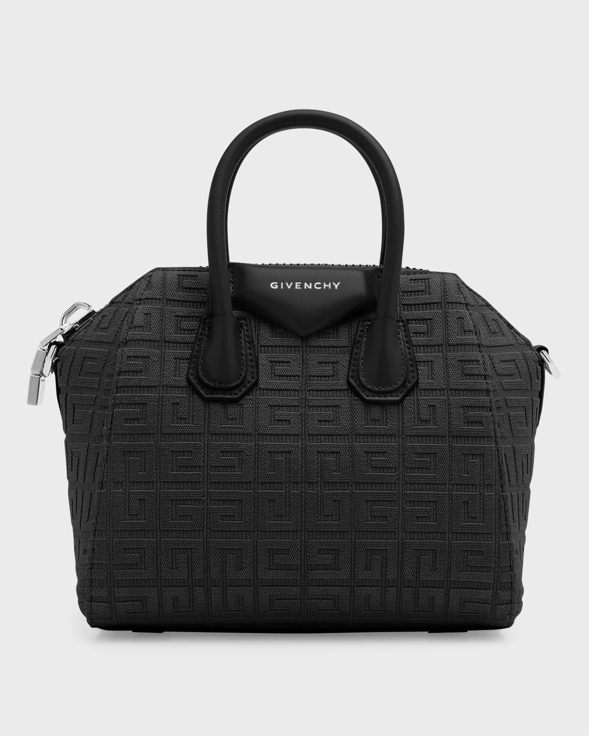 Givenchy Mini Antigona Monogram Top-handle Bag In Black