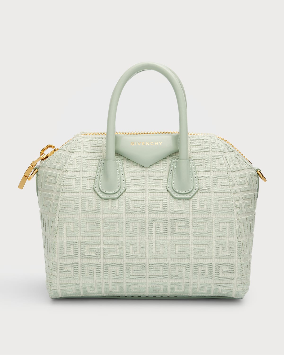 Givenchy Mini Antigona Sport Bag In Celadon