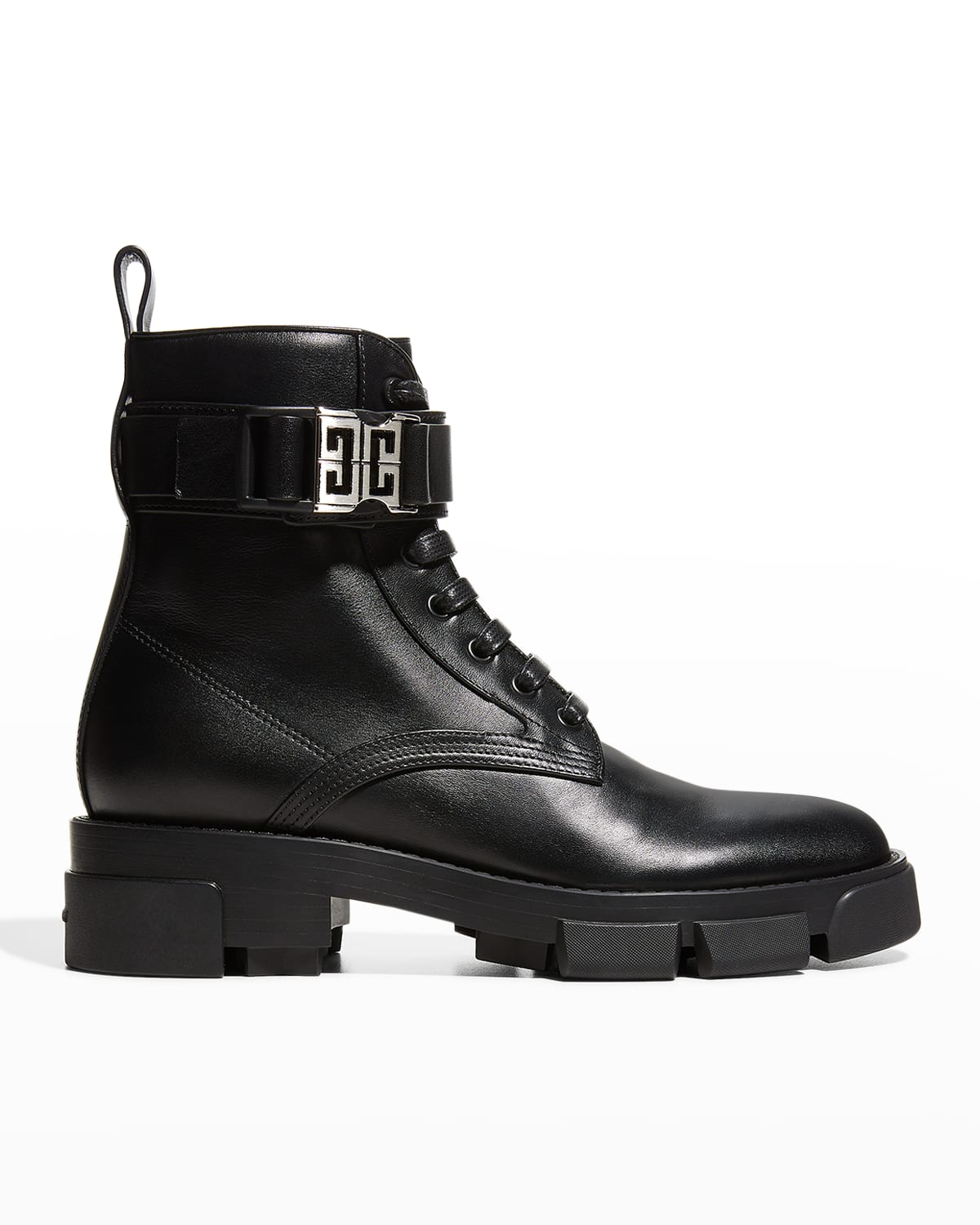 Givenchy Terra Lace-Up Combat Boots