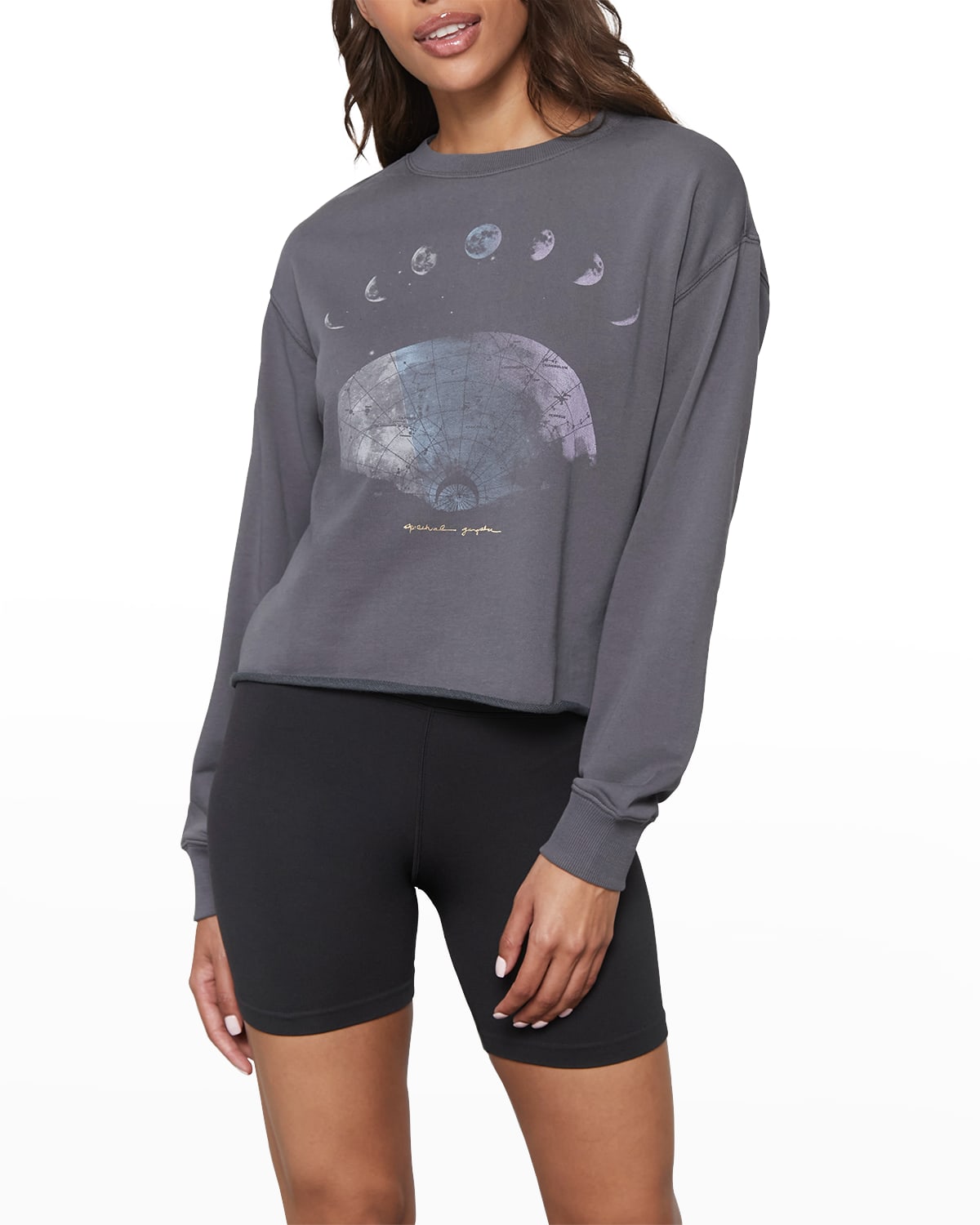 Pacsun moon sweatshirt best sale