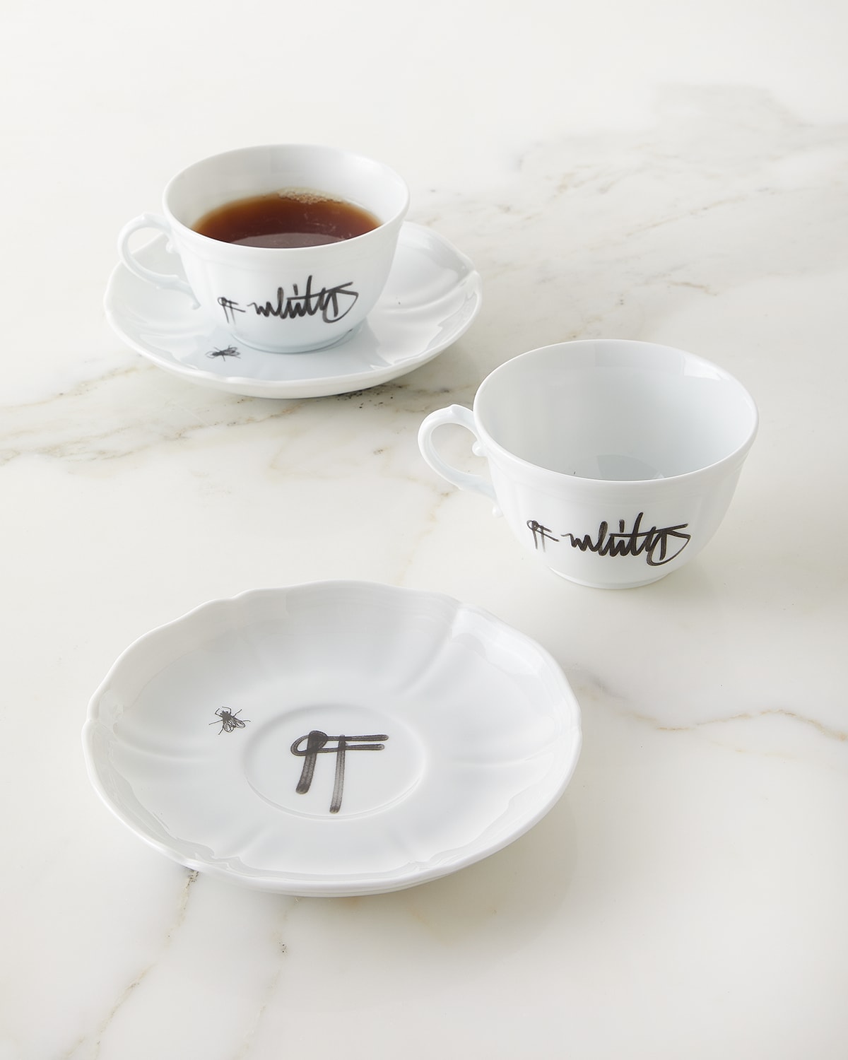 Porcelain Tea Cup & Saucer Set