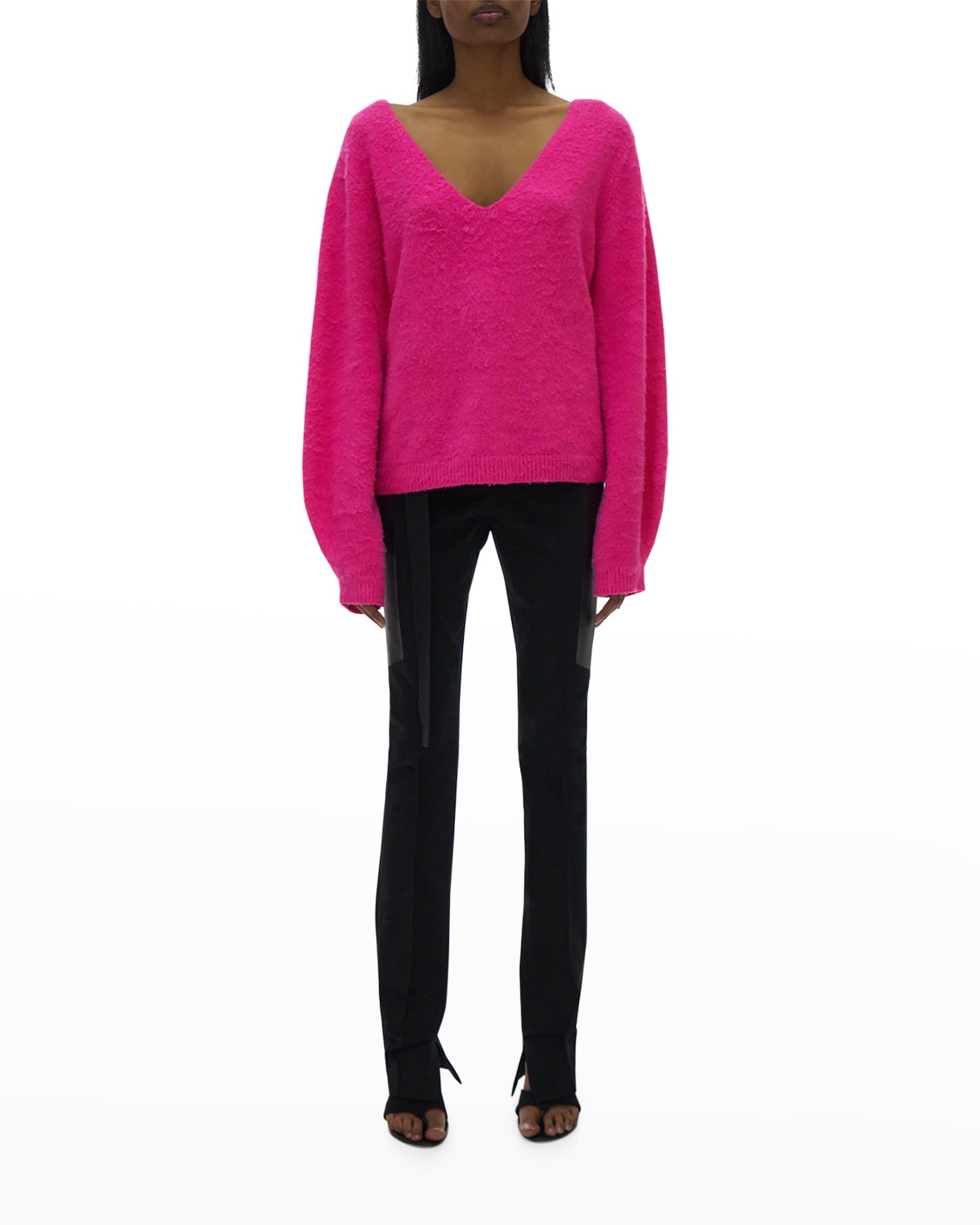 Helmut lang brushed wool sweater sale
