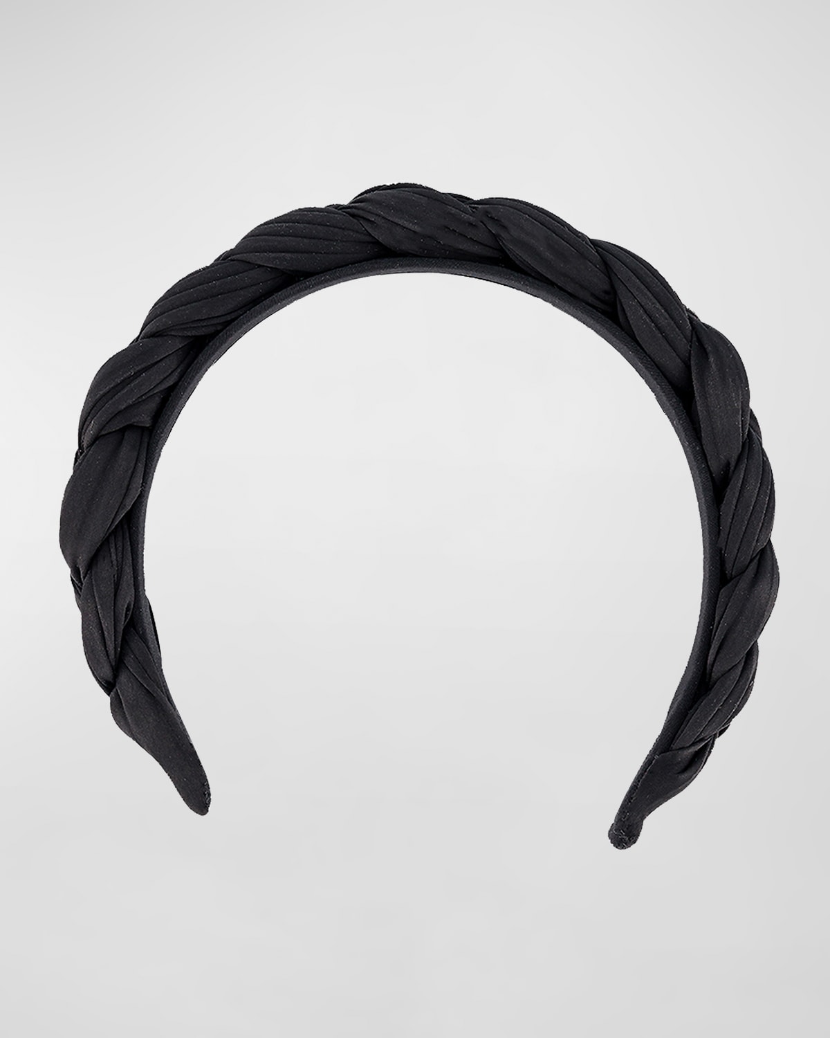 Alexandre de Paris Braided Silk-Blend Headband | Smart Closet