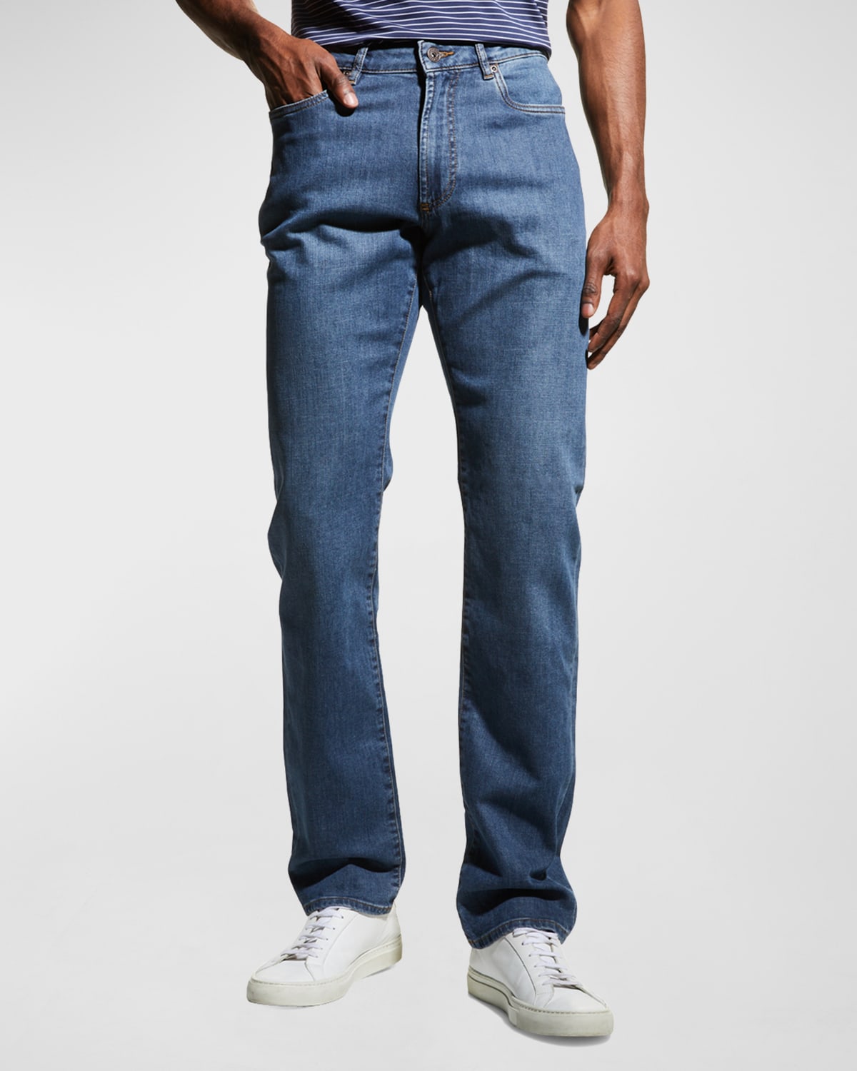 Peter Millar Men's Pilot Mill Straight-Leg Jeans