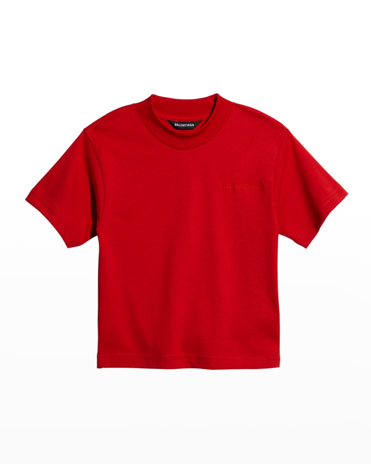 Kid's Tonal Logo Cotton-Blend T-Shirt, Size 2-10