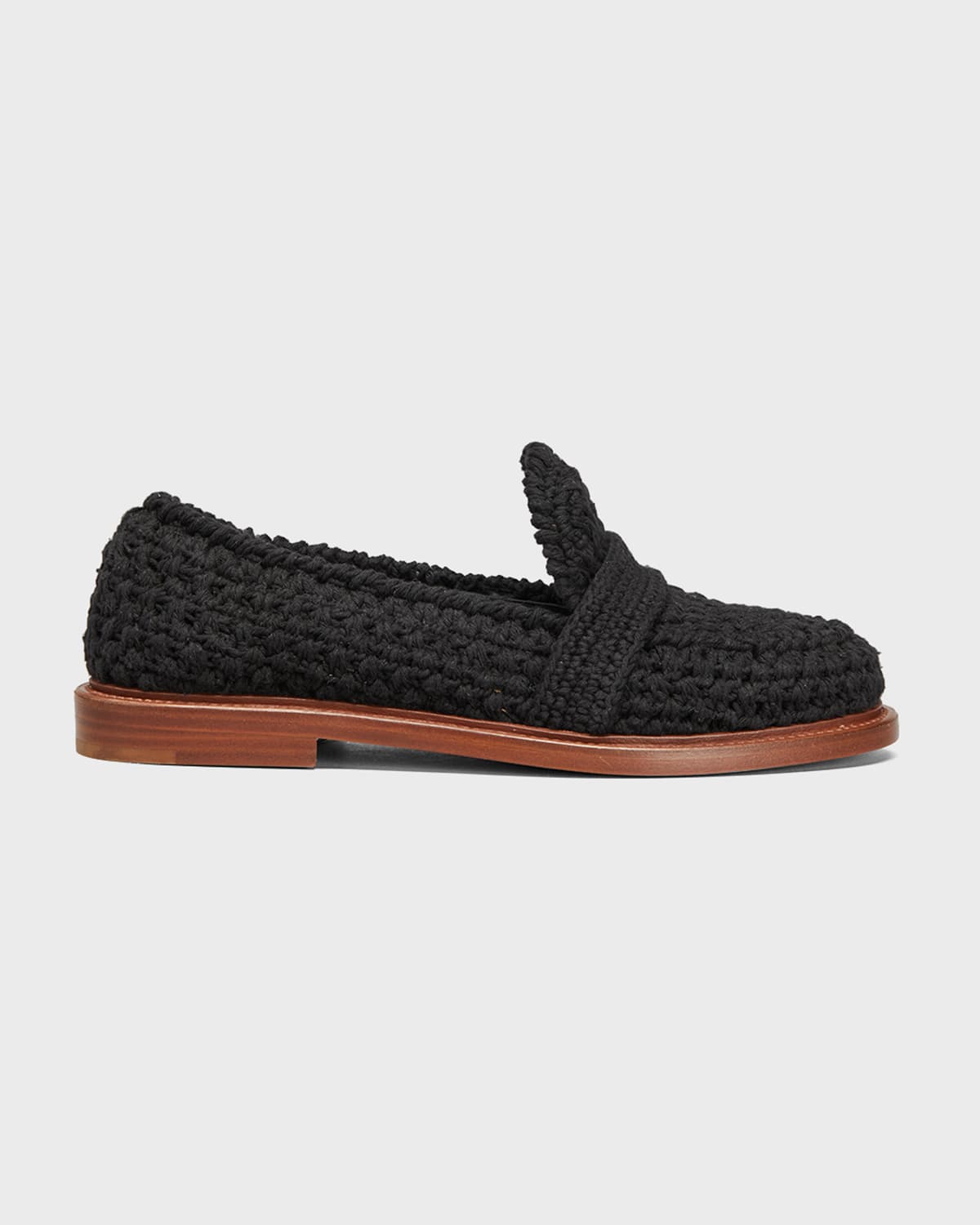 Chloé Kayla Crochet Slip-on Loafers In Multicolor Blue