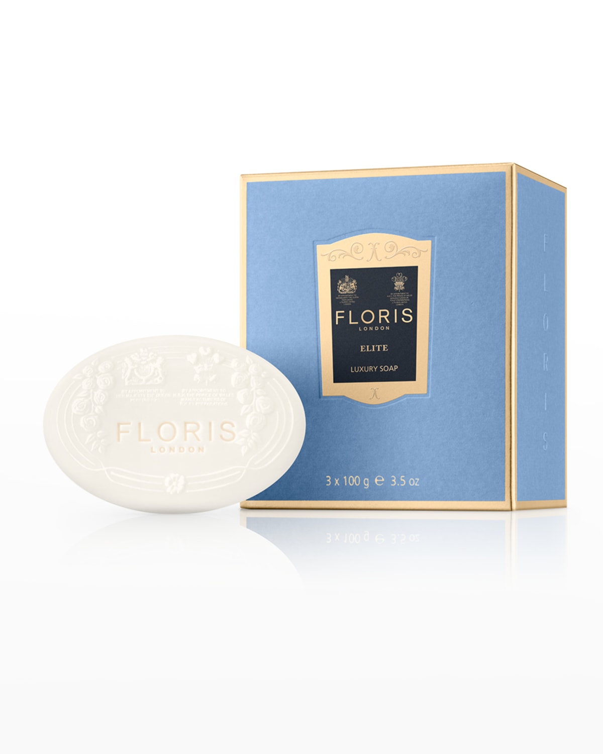 Floris London Elite Luxury Soap, 3 x 3.5 oz.