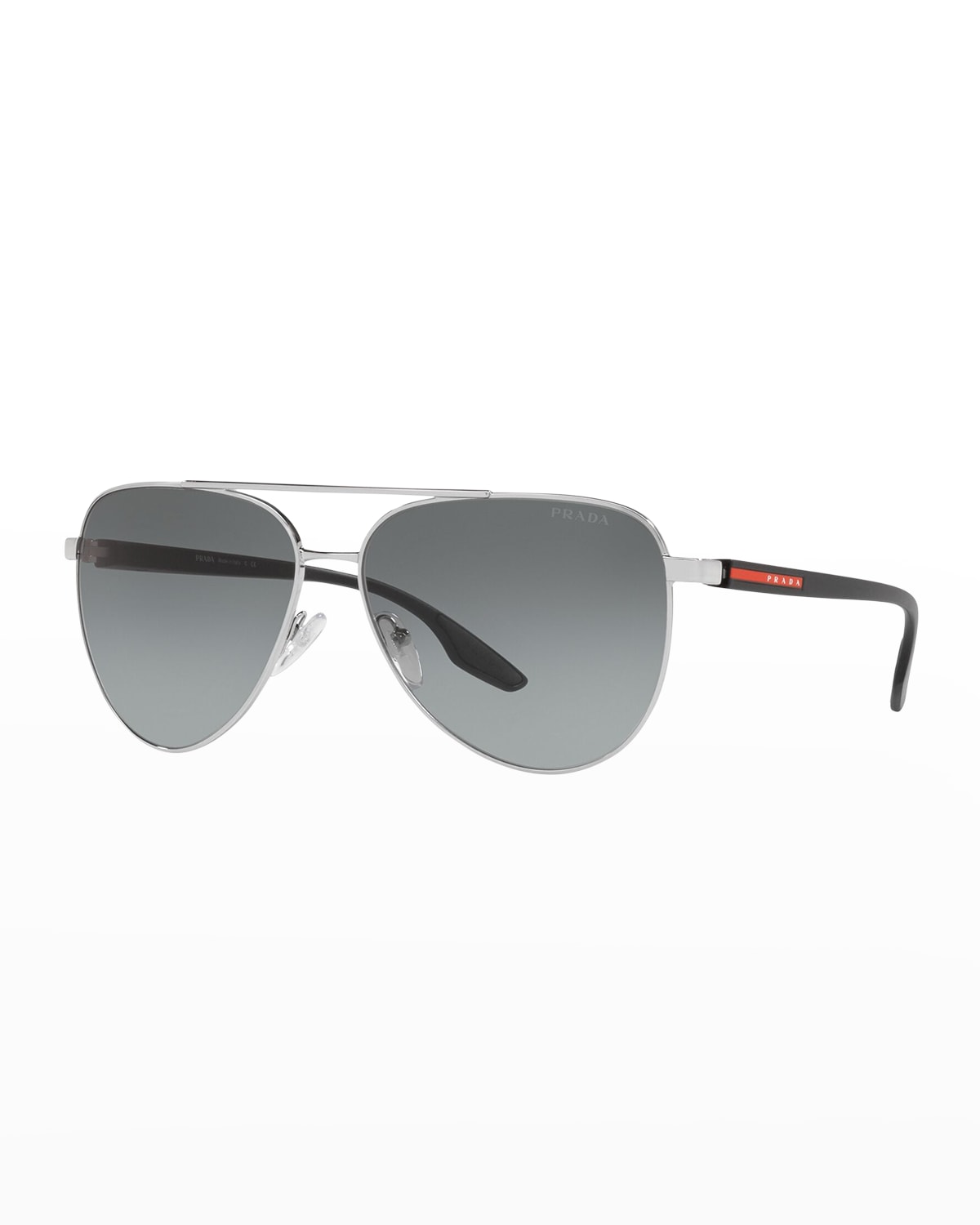 Men's 52WS Polarized Steel Aviator Sunglasses