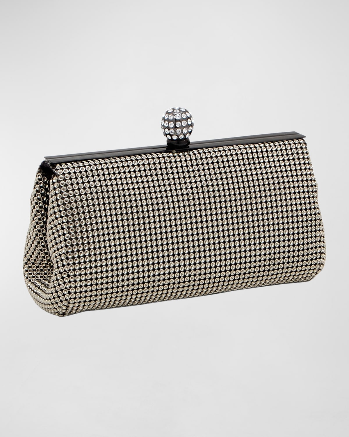 Crystal Ball Embellished Clutch Bag