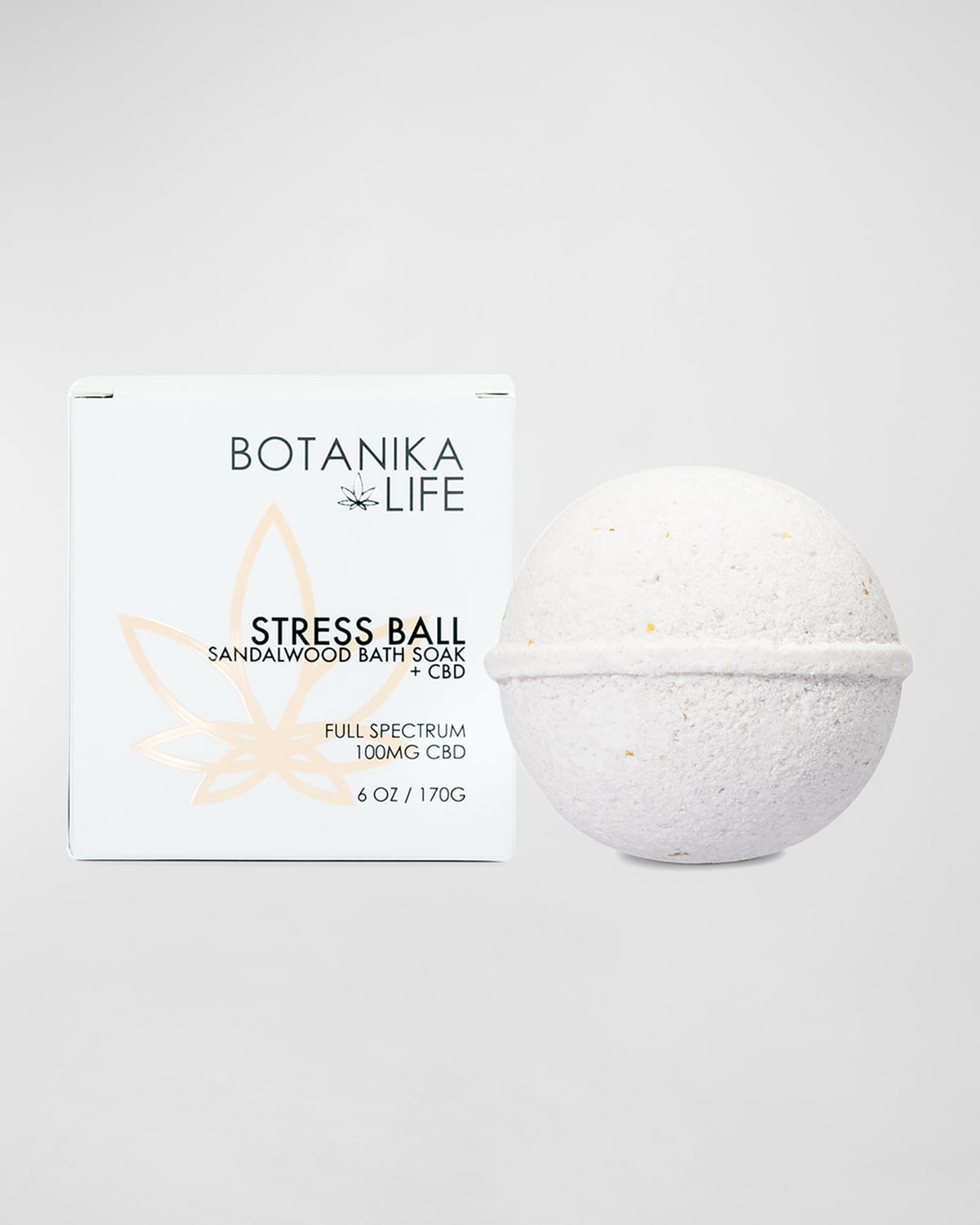 Botanika Life 6 oz. Sandalwood Stress Ball Bath Soak with CBD
