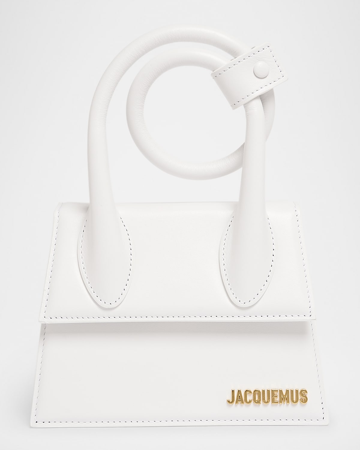 Jacquemus Le Chiquito Noeud Satchel Bag In White