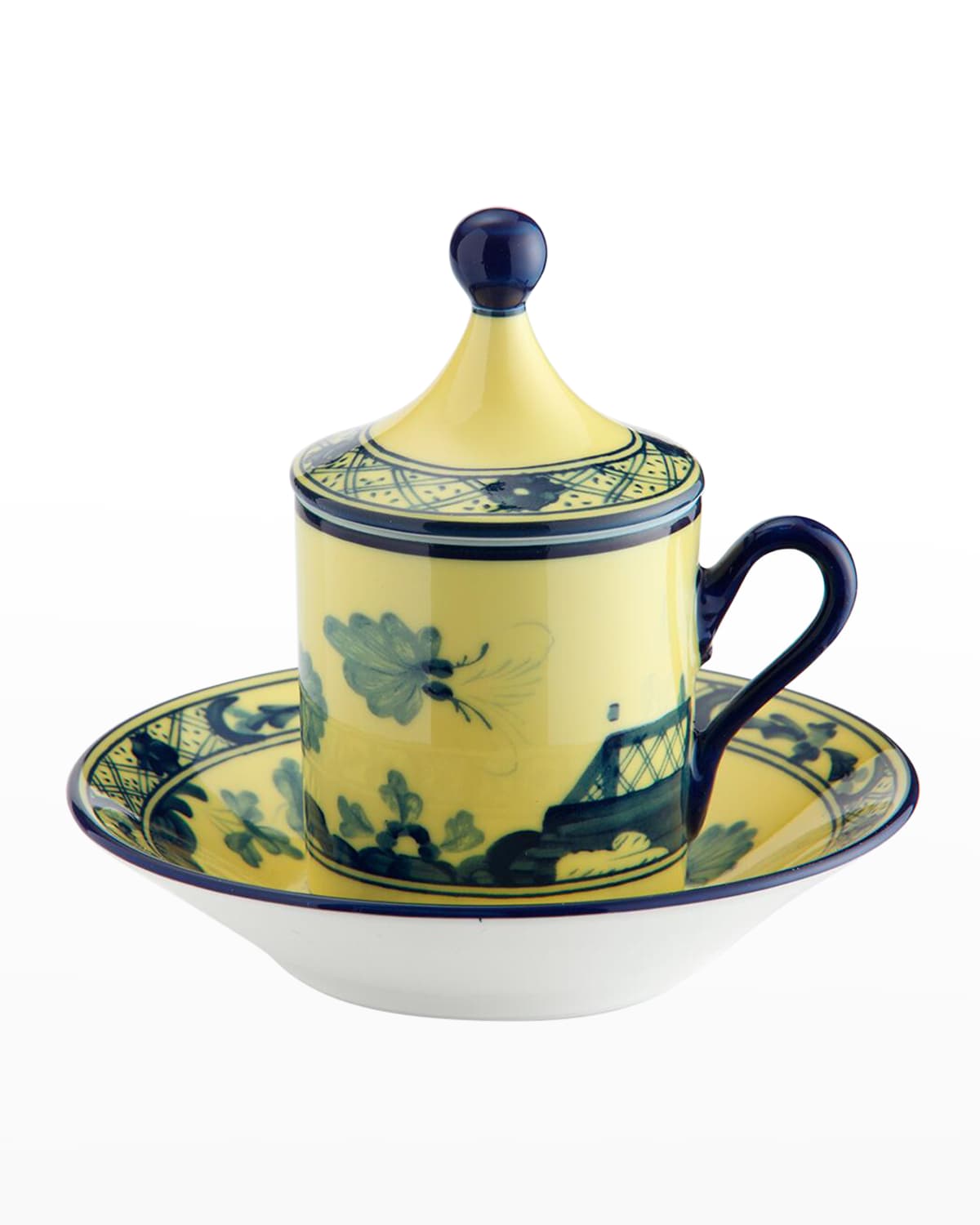Ginori 1735 2-piece Coffee Cup Set In Yellow