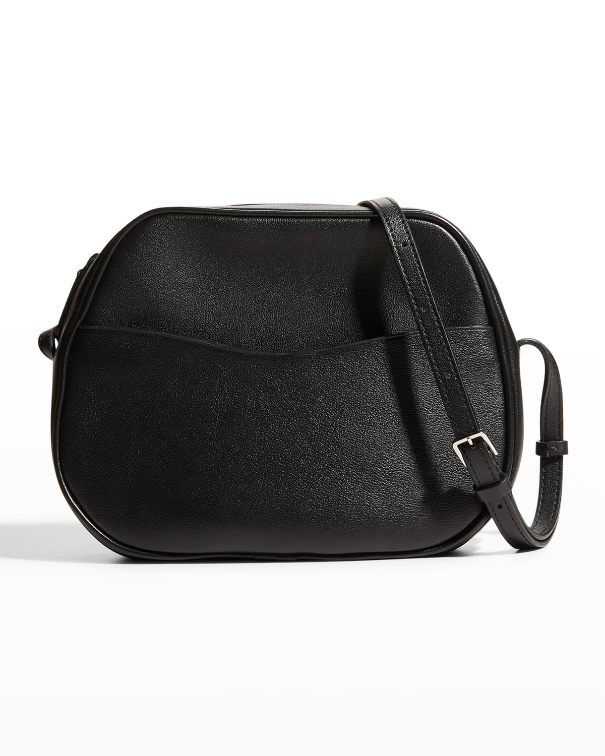 Aurora Italian Leather and Suede Crossbody Saddle Bag | Overland