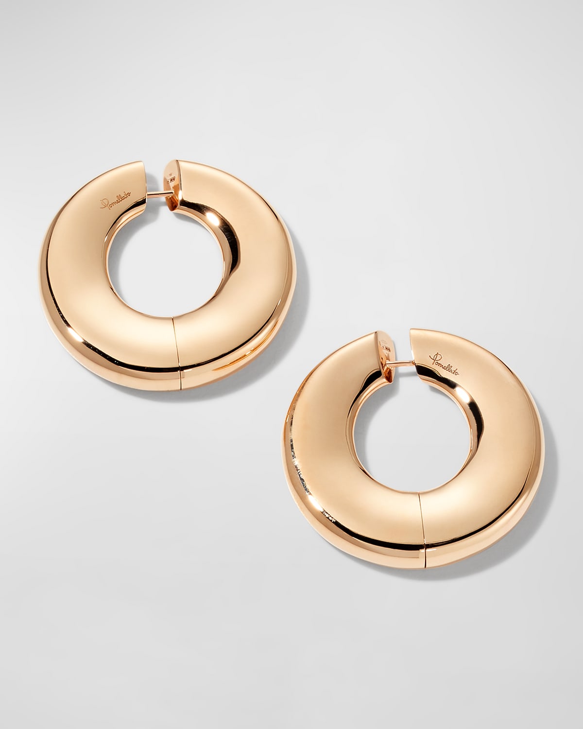 Iconica Rose Gold Hoop Earrings