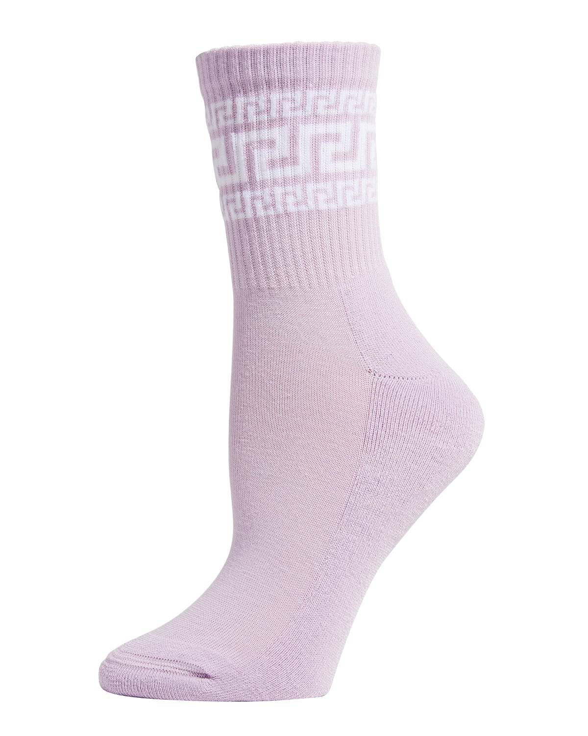 Versace Greca Intarsia Athletic Socks