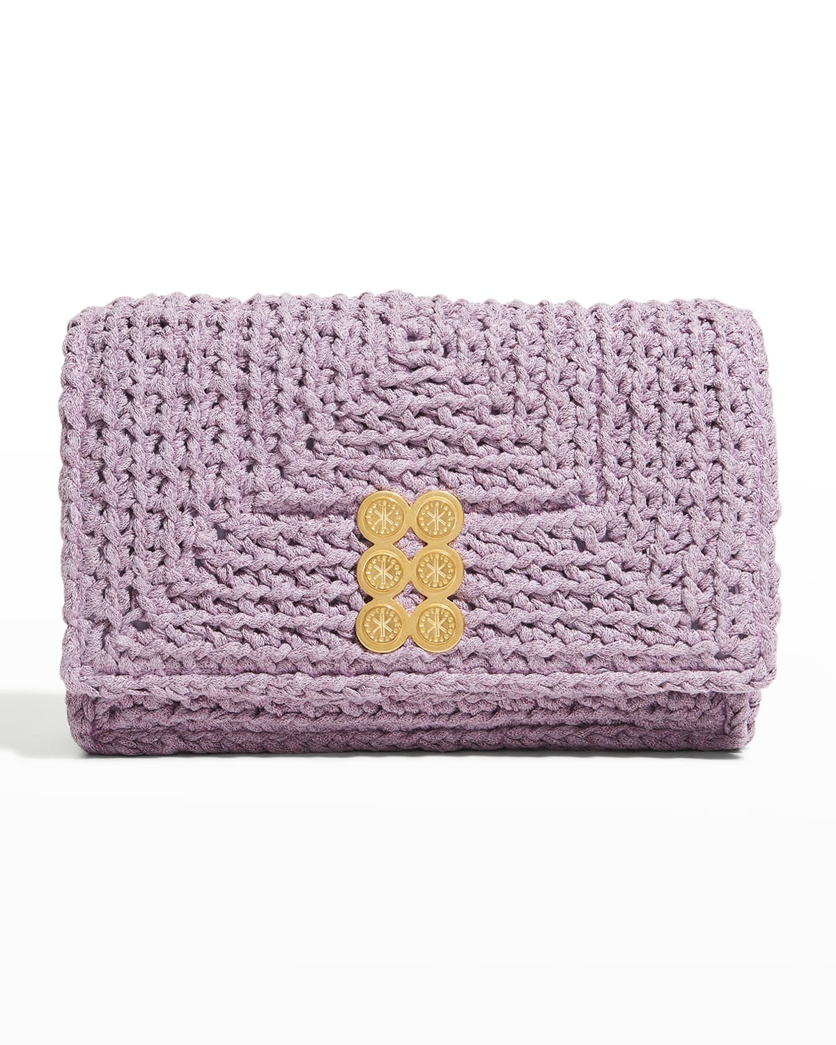 Kooreloo Crochet Flap Chain Shoulder Bag