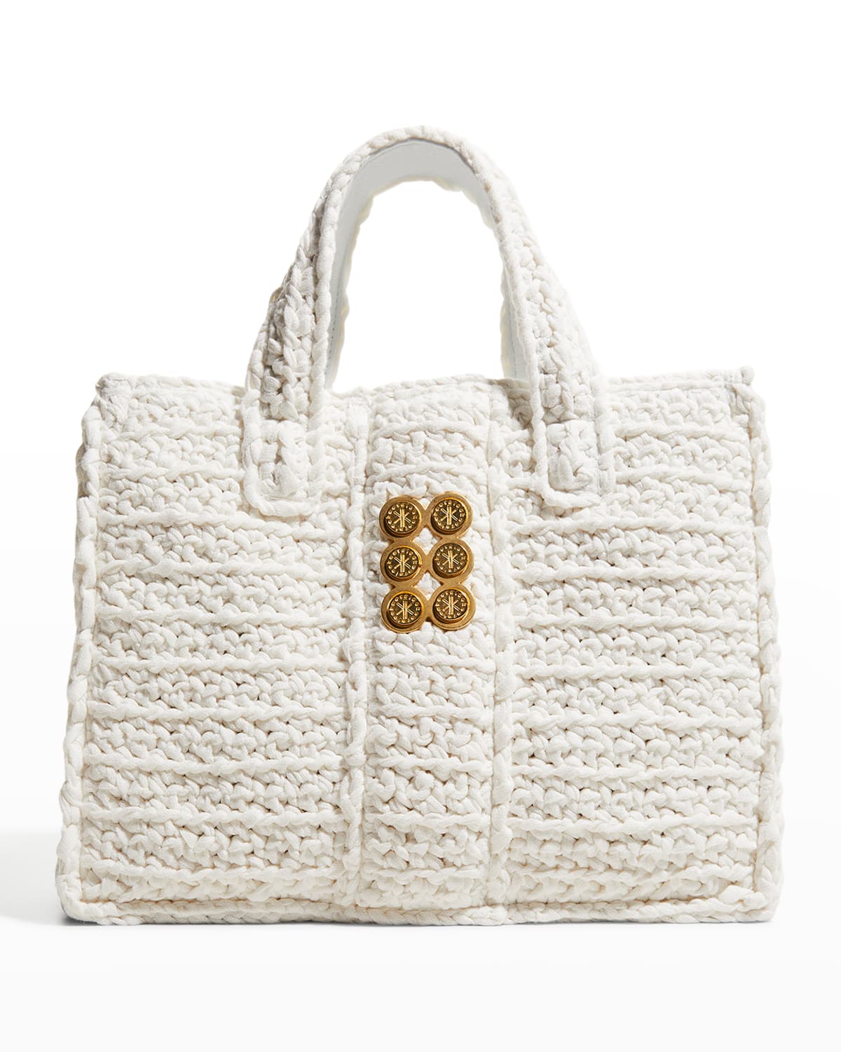 Casablanca Atlantis crochet-knit Tote Bag - Farfetch