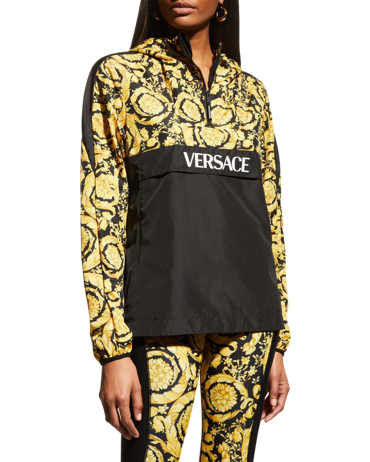 Versace Barocco Hooded Sweatshirt