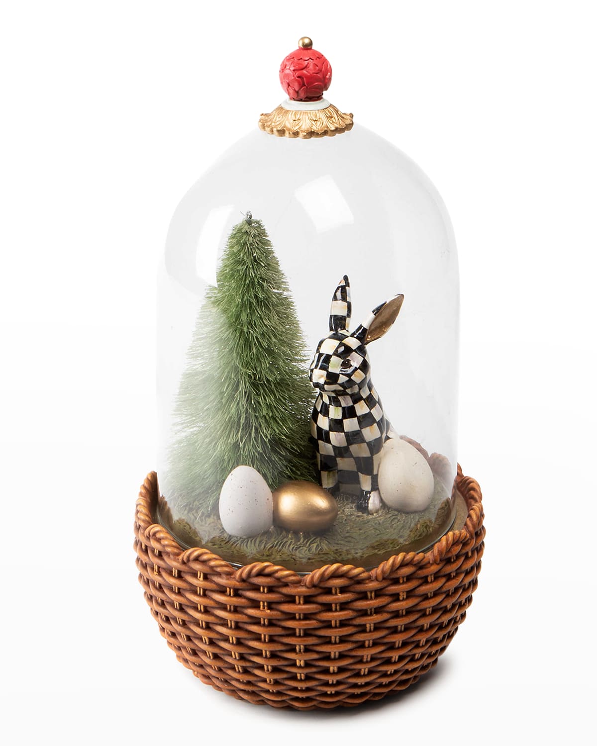 Mackenziechilds Basket Easter Bunny Cloche In Brown ModeSens