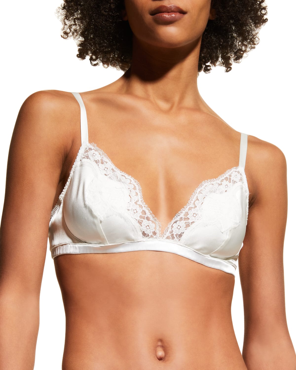 Silk-blend Soft-cup Bra