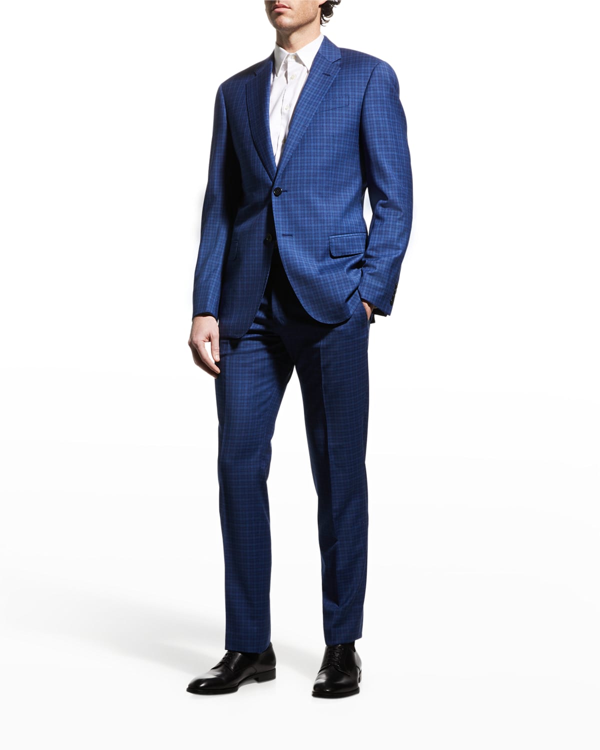 Emporio Armani Men's Micro Windowpane G-Line Two-Piece Suit