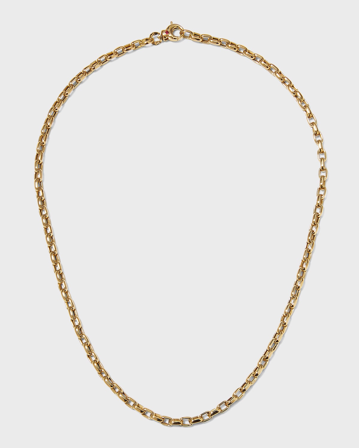 Roberto Coin Yellow Gold Chain Necklace, 17"l In Yg