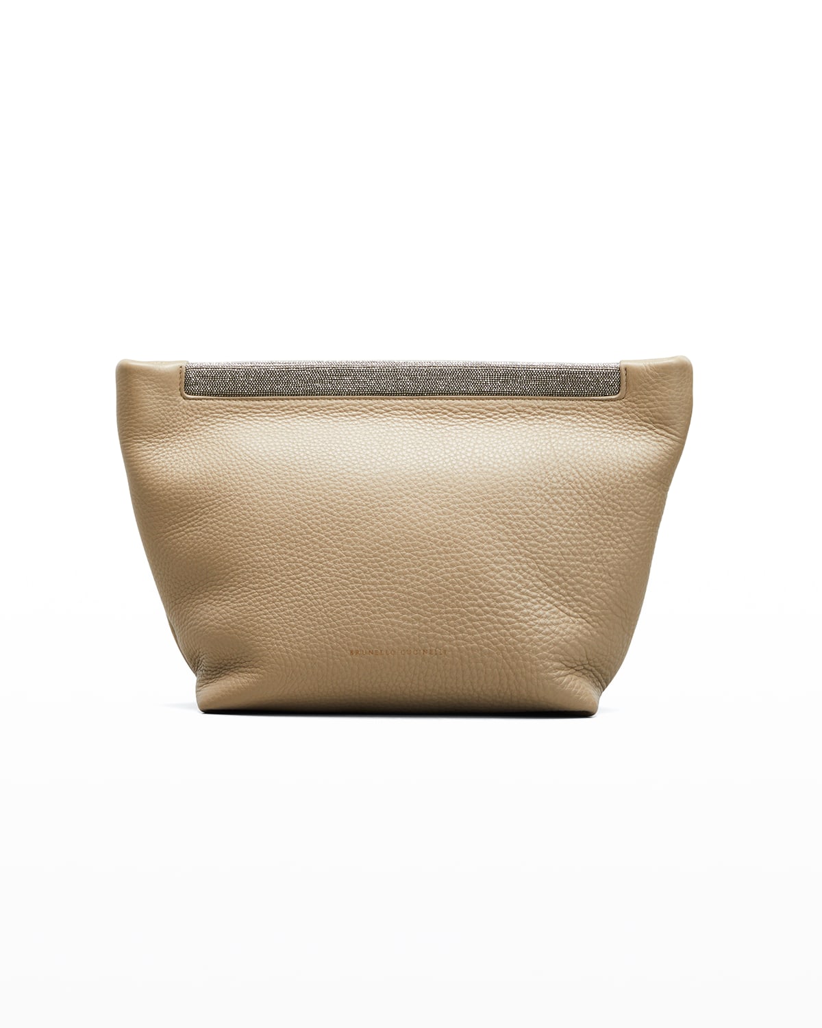 Monili Pebbled Leather Shoulder Bag