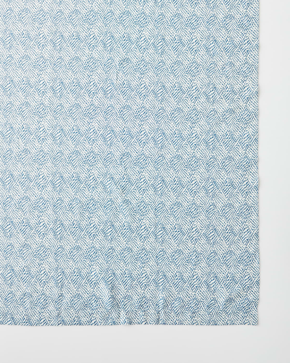 Shop Matouk Schumacher Duma Diamond Tablecloth, 70" X 108" In Blue