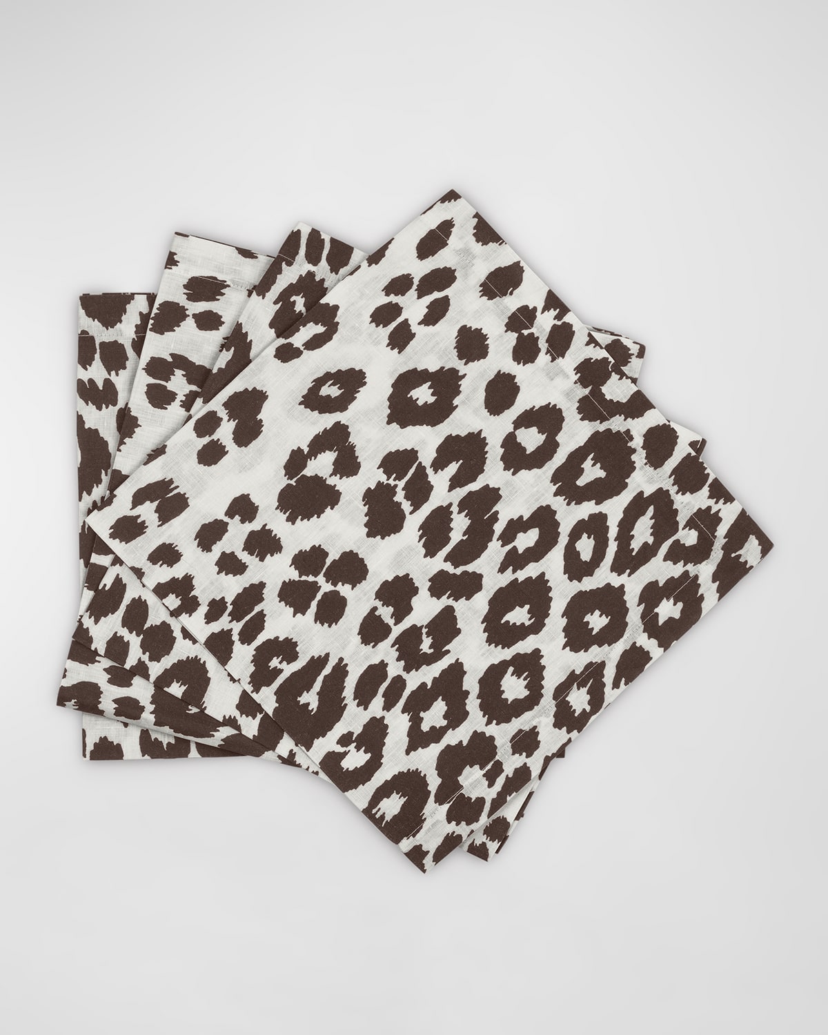 Matouk Schumacher Iconic Leopard Napkins, Set of 4