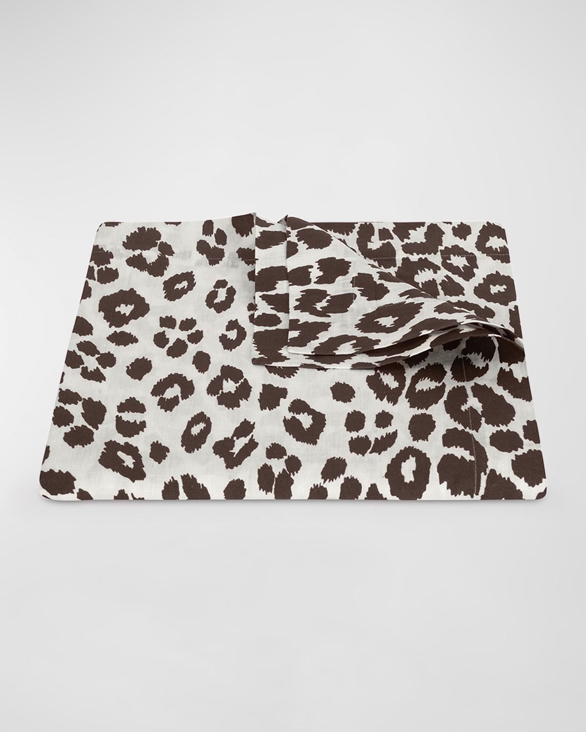 Shop Matouk Schumacher Iconic Leopard Tablecloth, 70" X 144" In Cinder