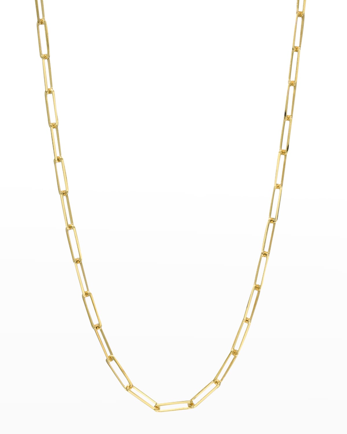 Dru Medium Long Link Chain Necklace, 18"l In Yg