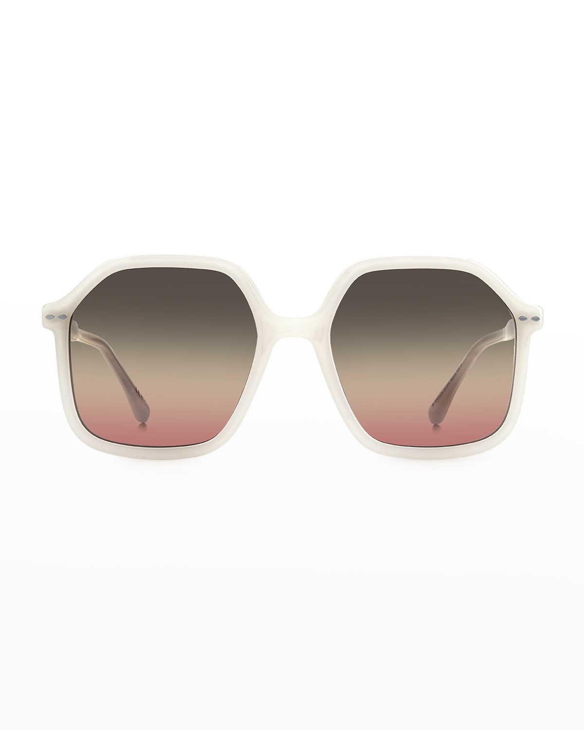 ISABEL MARANT GEO SQUARE ACETATE SUNGLASSES