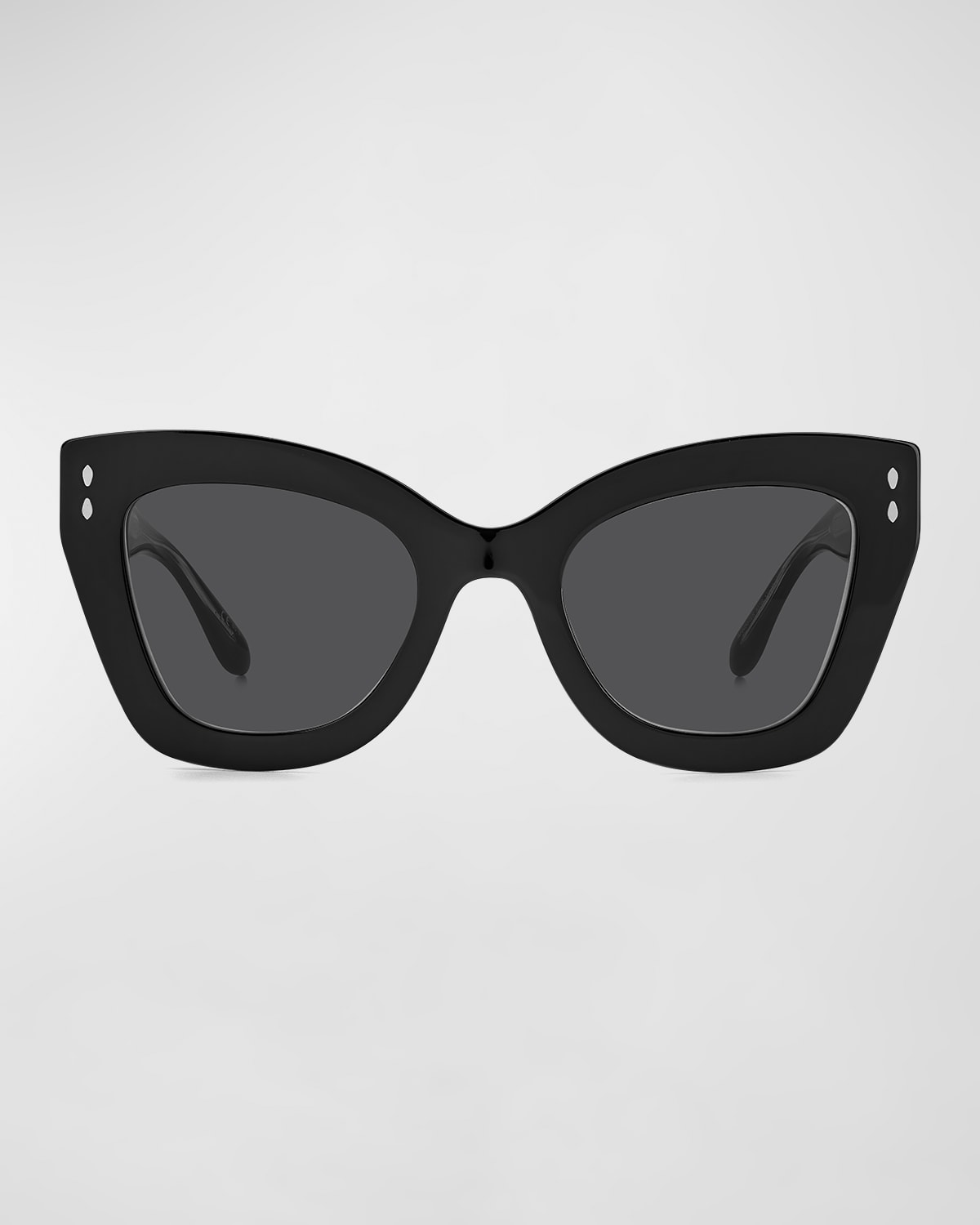 Isabel Marant Acetate & Metal Butterfly Sunglasses In Black