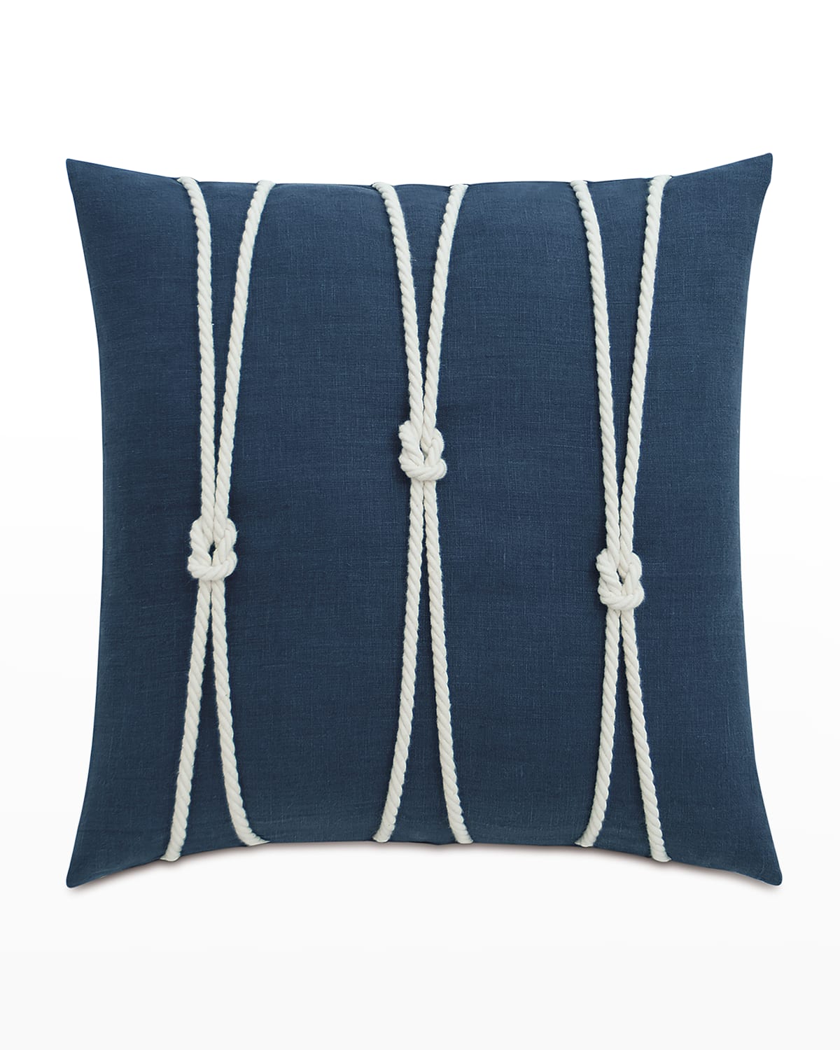 Shop Eastern Accents Isle Yacht Knots Accent Pillow, Indigo In Blue
