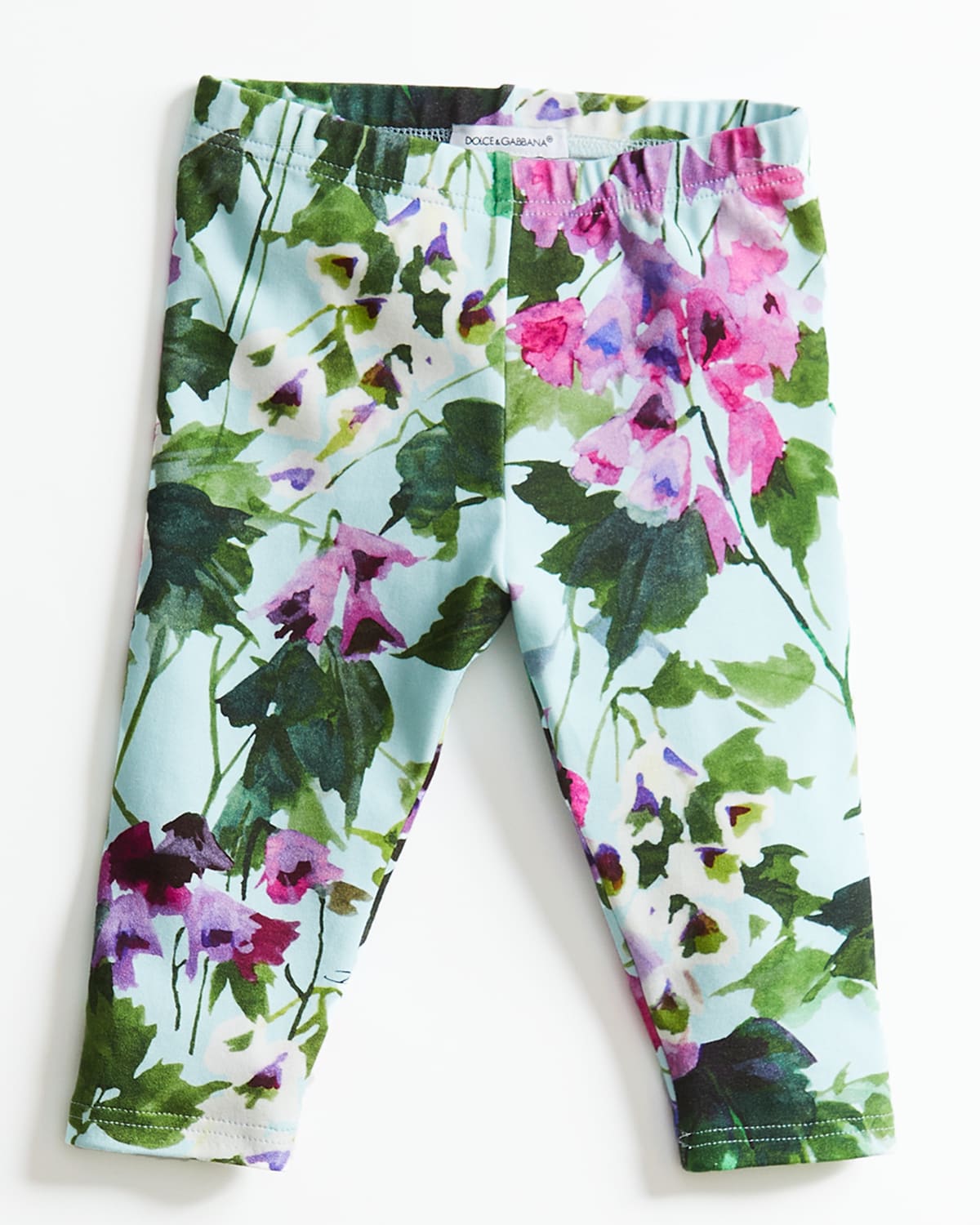 Girl's Azurra Floral-Print Leggings, Size 6M-36M