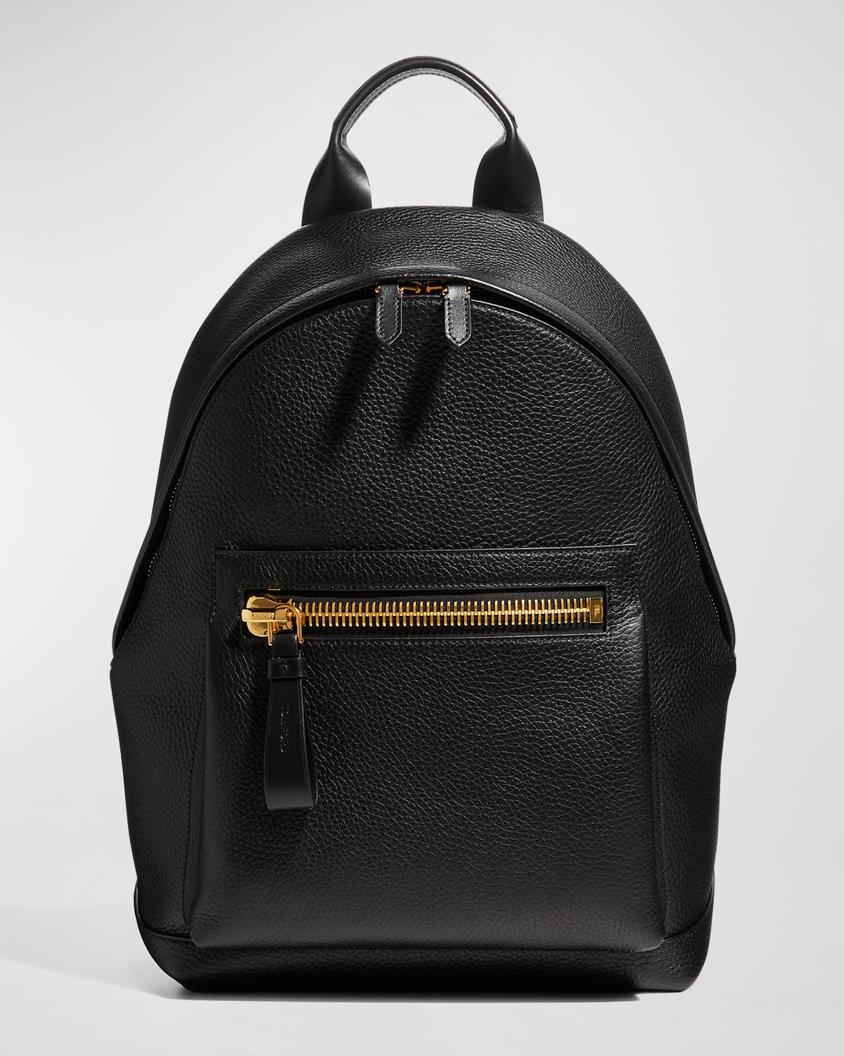 Tom Ford Men's Buckley Grain Leather Backpack In Black